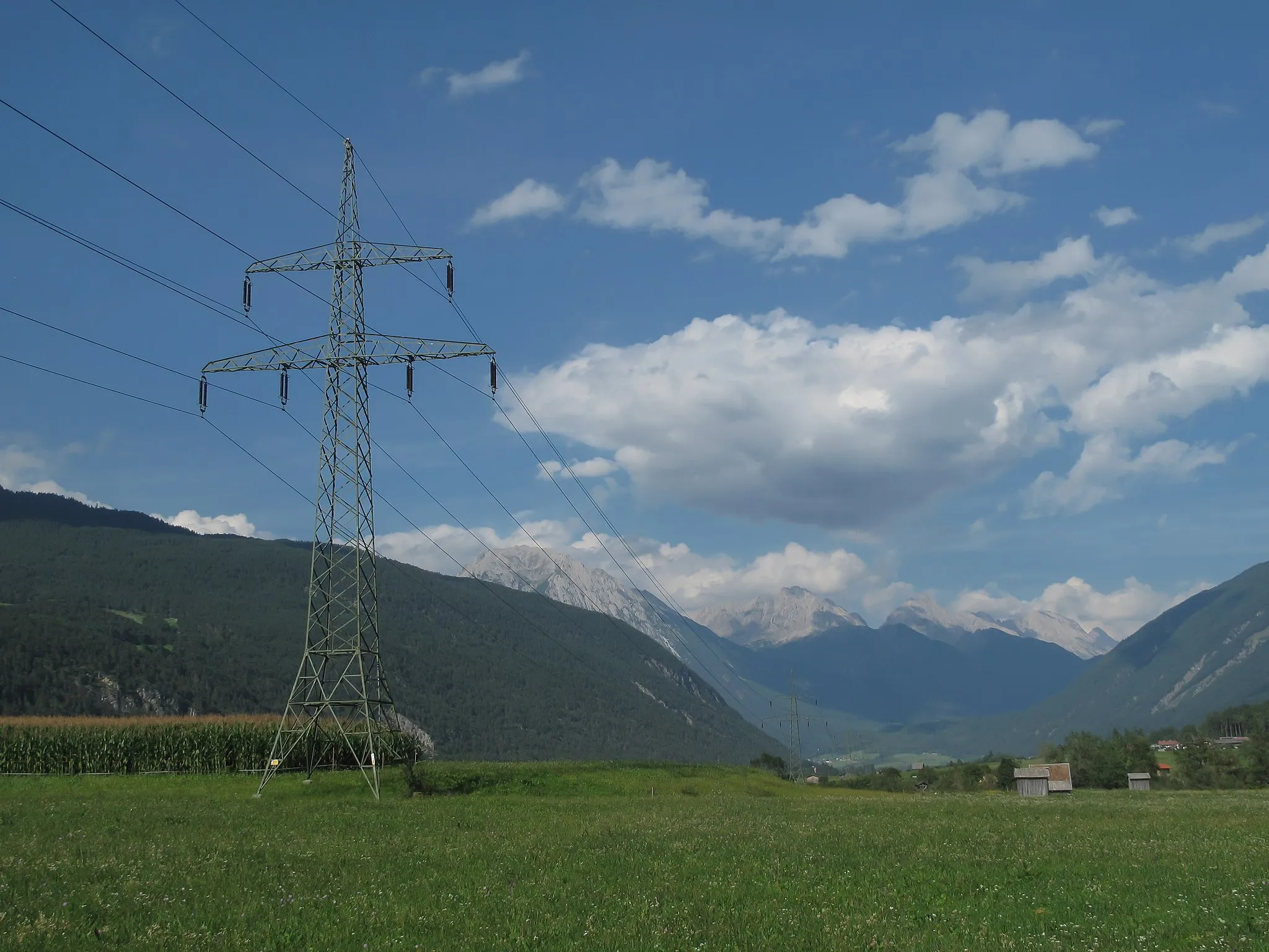 Photo showing: between Tarrenz and Imst, panorama