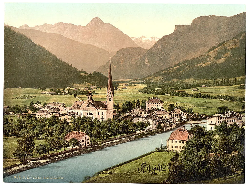 Photo showing: Zell am Ziller, Tyrol, Austro-Hungary