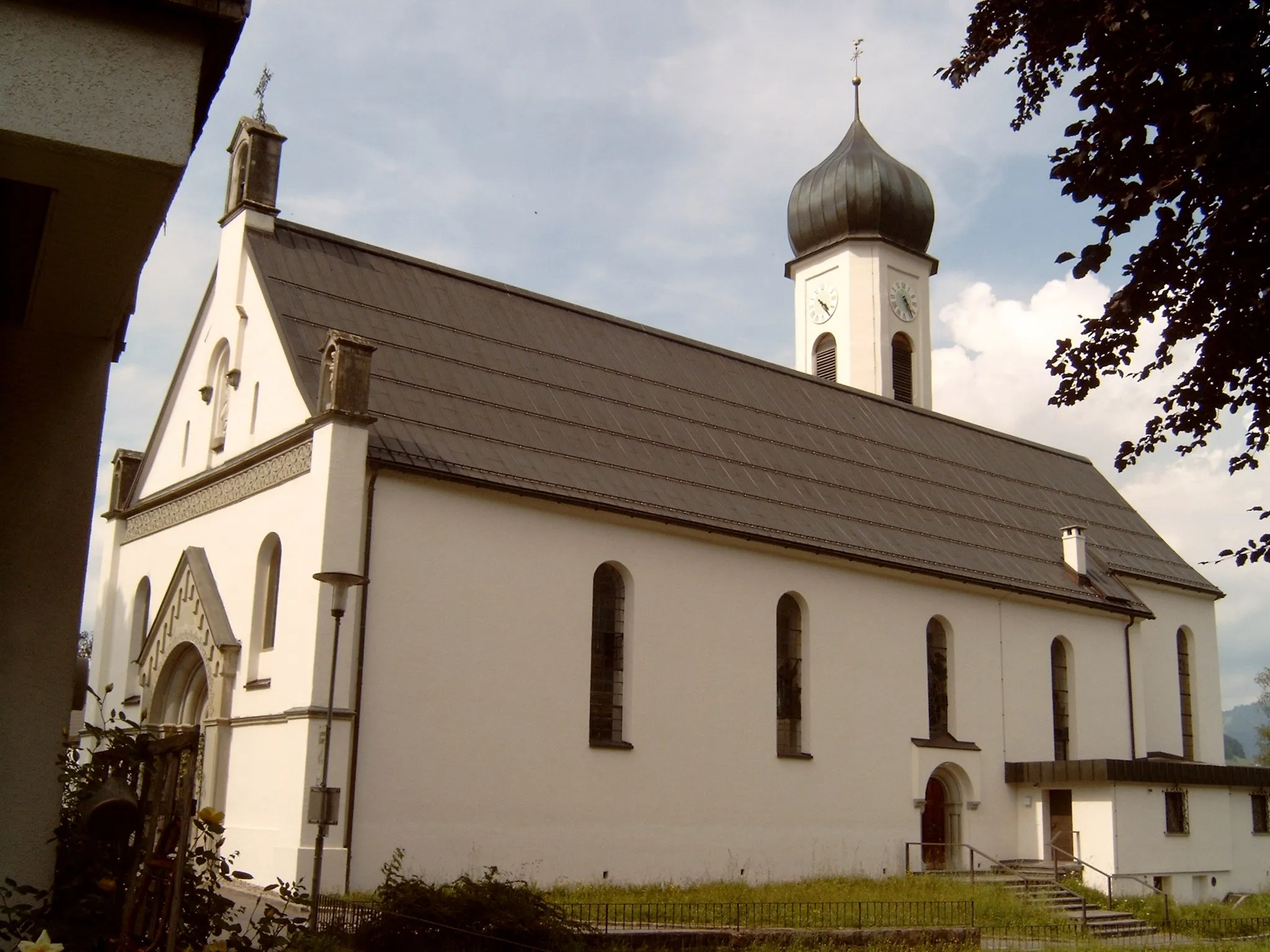 Photo showing: Andelsbuch, church