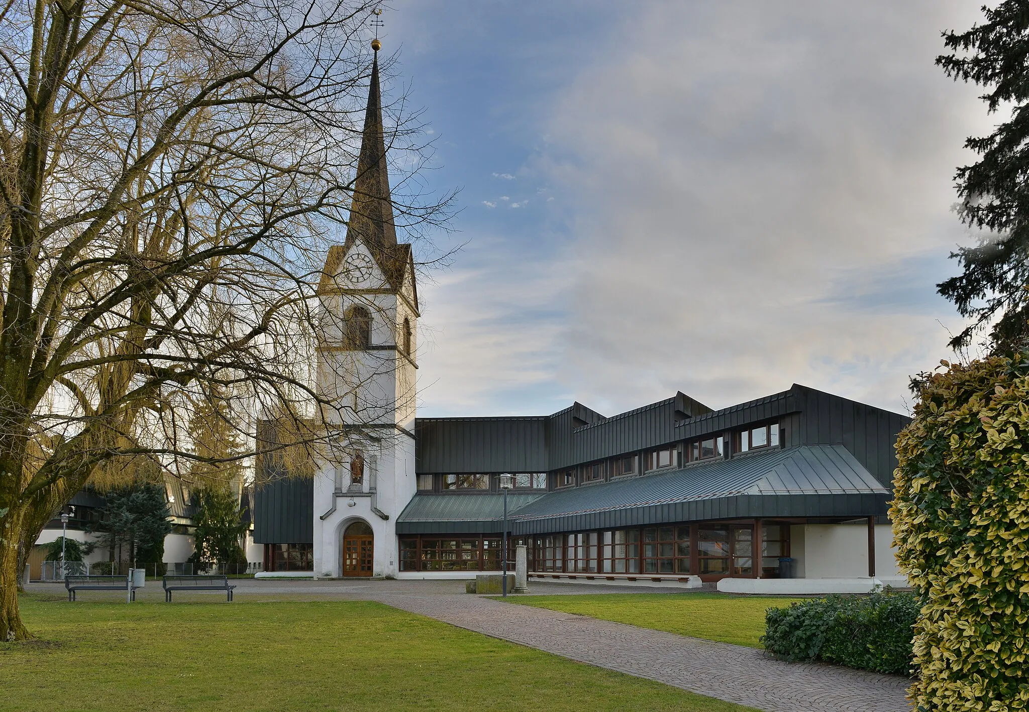 Photo showing: Pfarrkirche hl. Nikolaus in Hinterburg Nr.: 1 in Fußach.