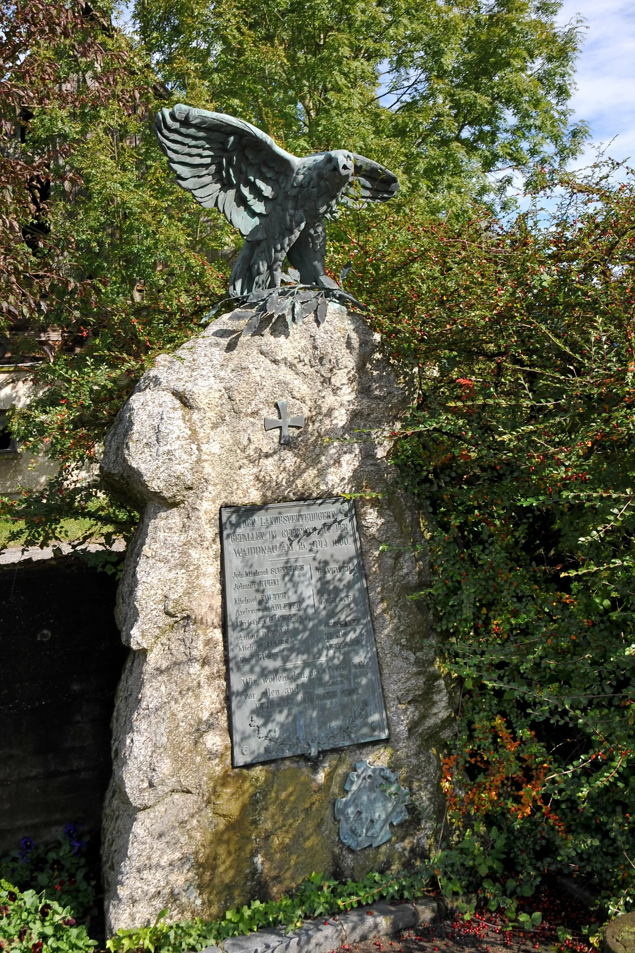 Photo showing: Altes Kriegerdenkmal in Meiningen (Vorarlberg).
