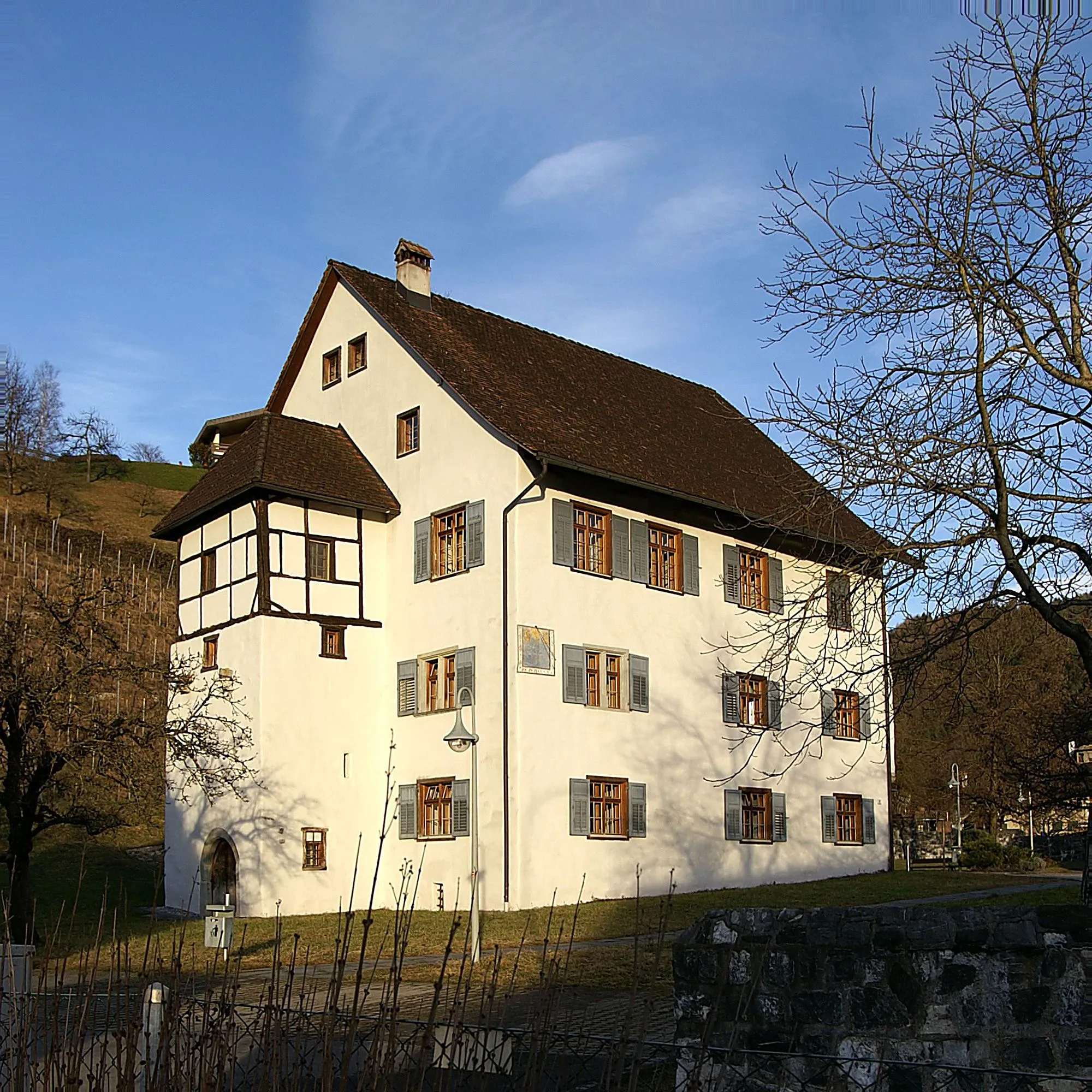 Photo showing: “Gemeindeamt” in Röthis, Vorarlberg