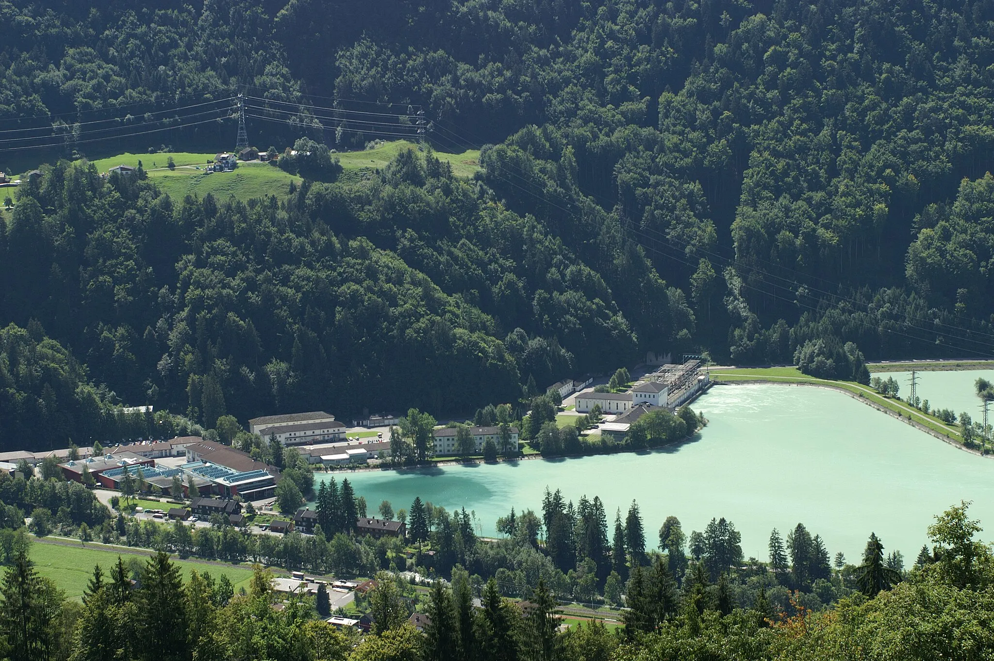 Photo showing: Kraftwerk der Vorarlberger Illwerke in Rodund, bei Vandans, Vorarlberg