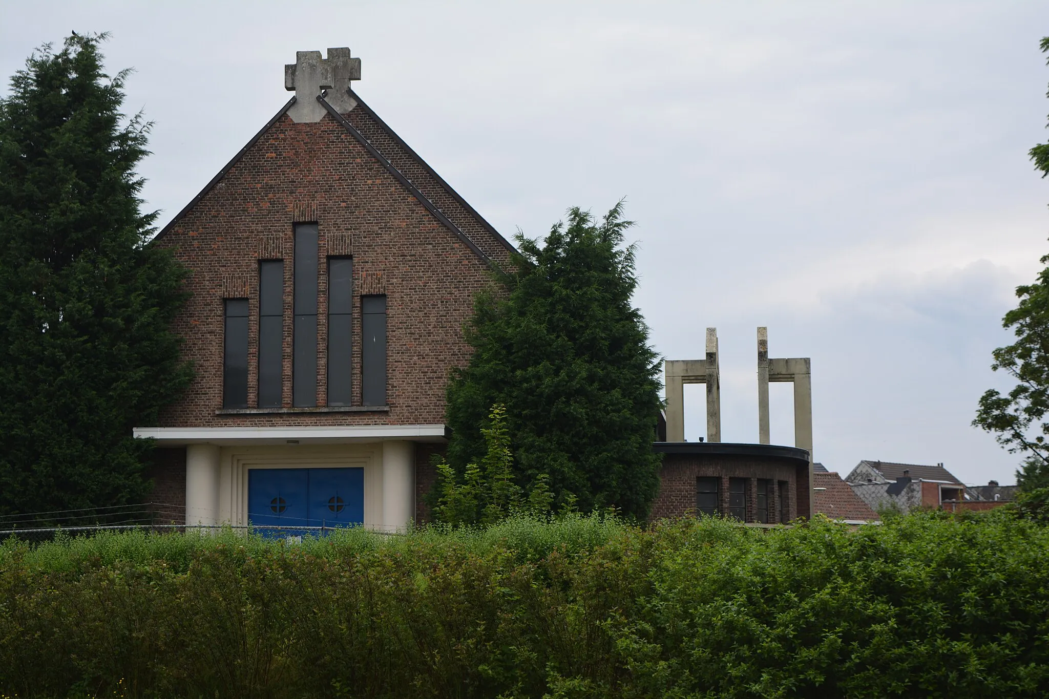 Photo showing: O.L.V. Onbevlektkerk Hemiksem: hoofdingang