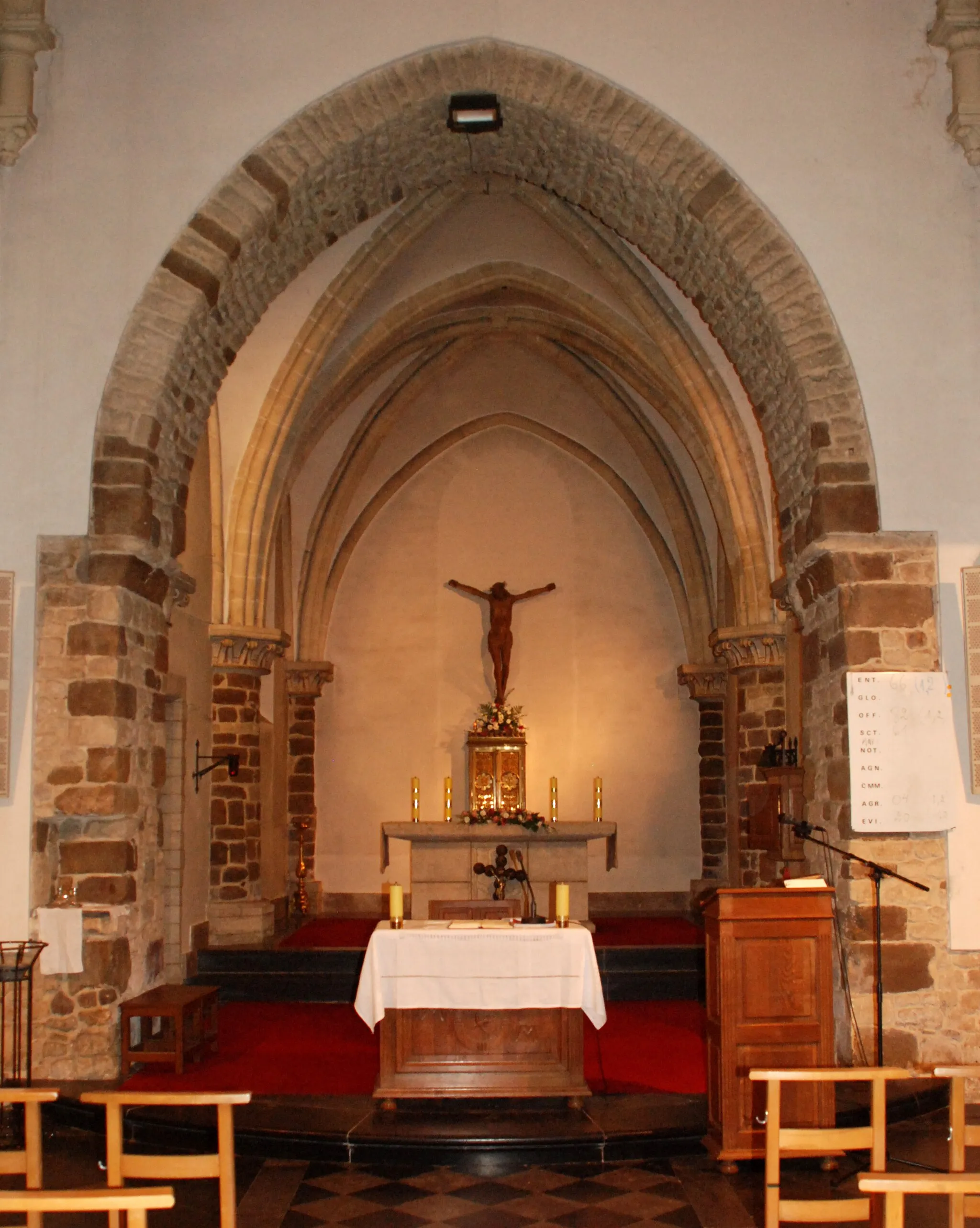 Photo showing: Belgique - Brabant wallon - Chaumont-Gistoux - Église Saint-Bavon de Chaumont