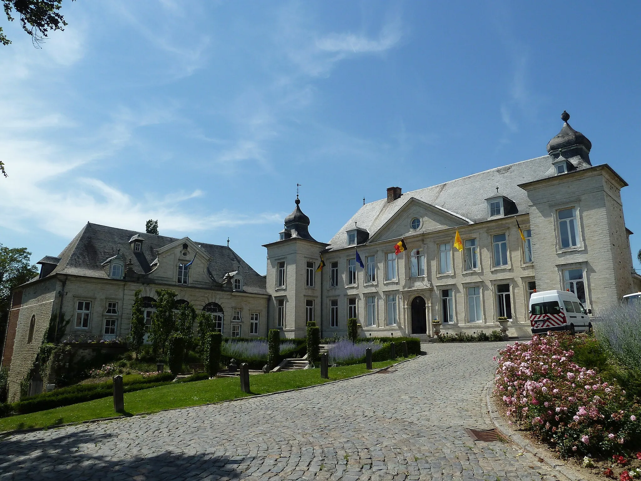 Photo showing: Le château Pastur (hôtel de ville), Jodoigne, Belgique