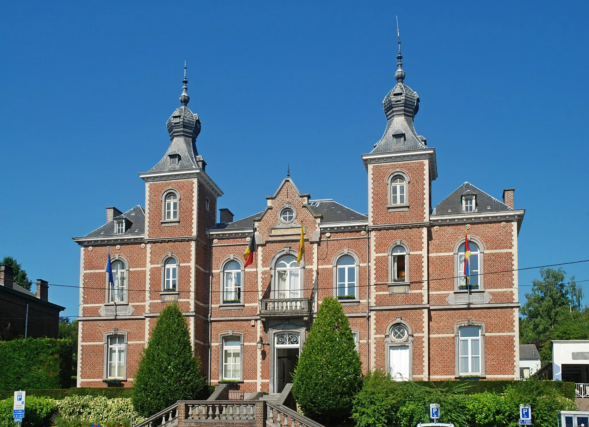 Photo showing: Belgique - Ottignies - maison communale