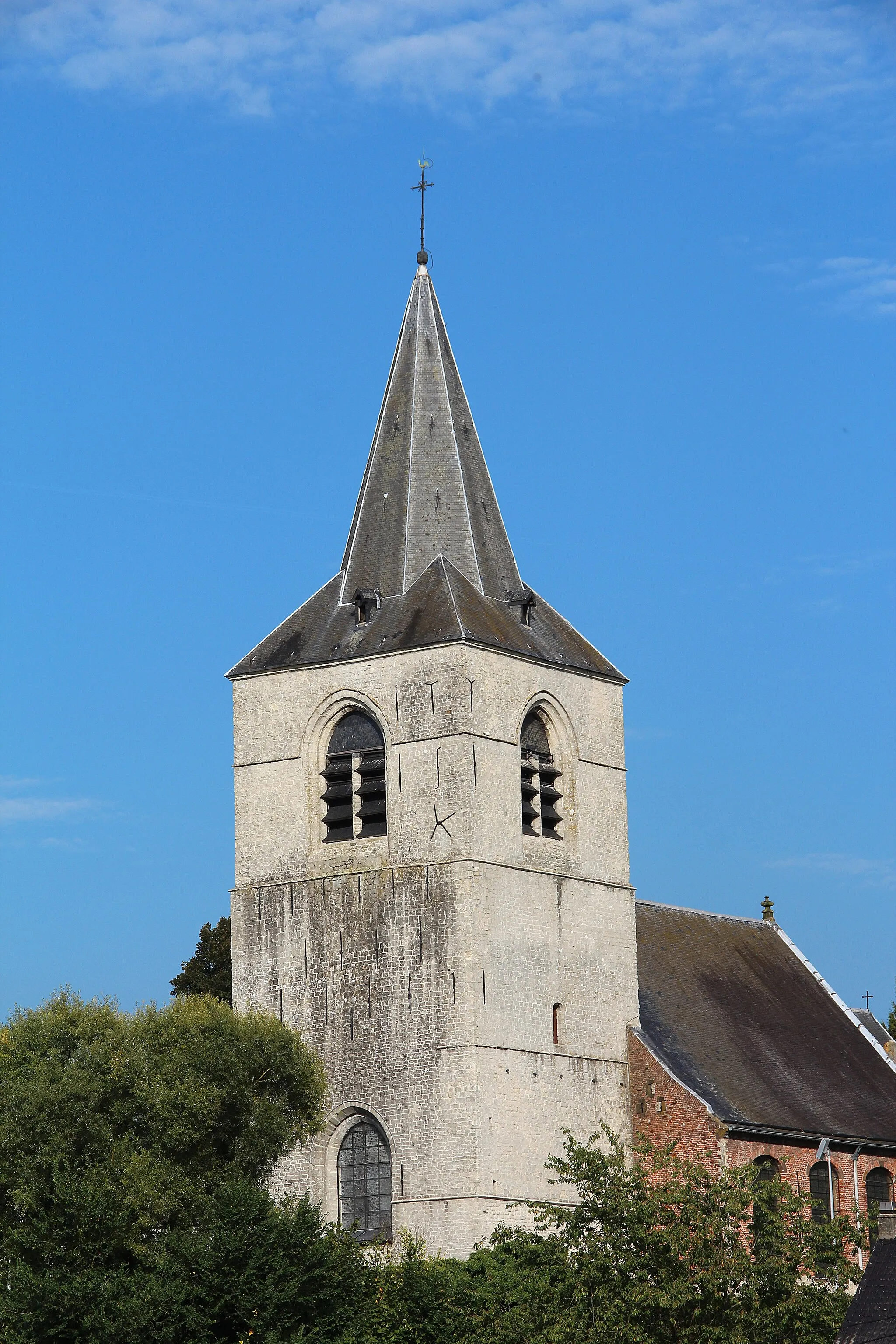 Photo showing: Ohain (Belgique), l'église Saint-Etienne.