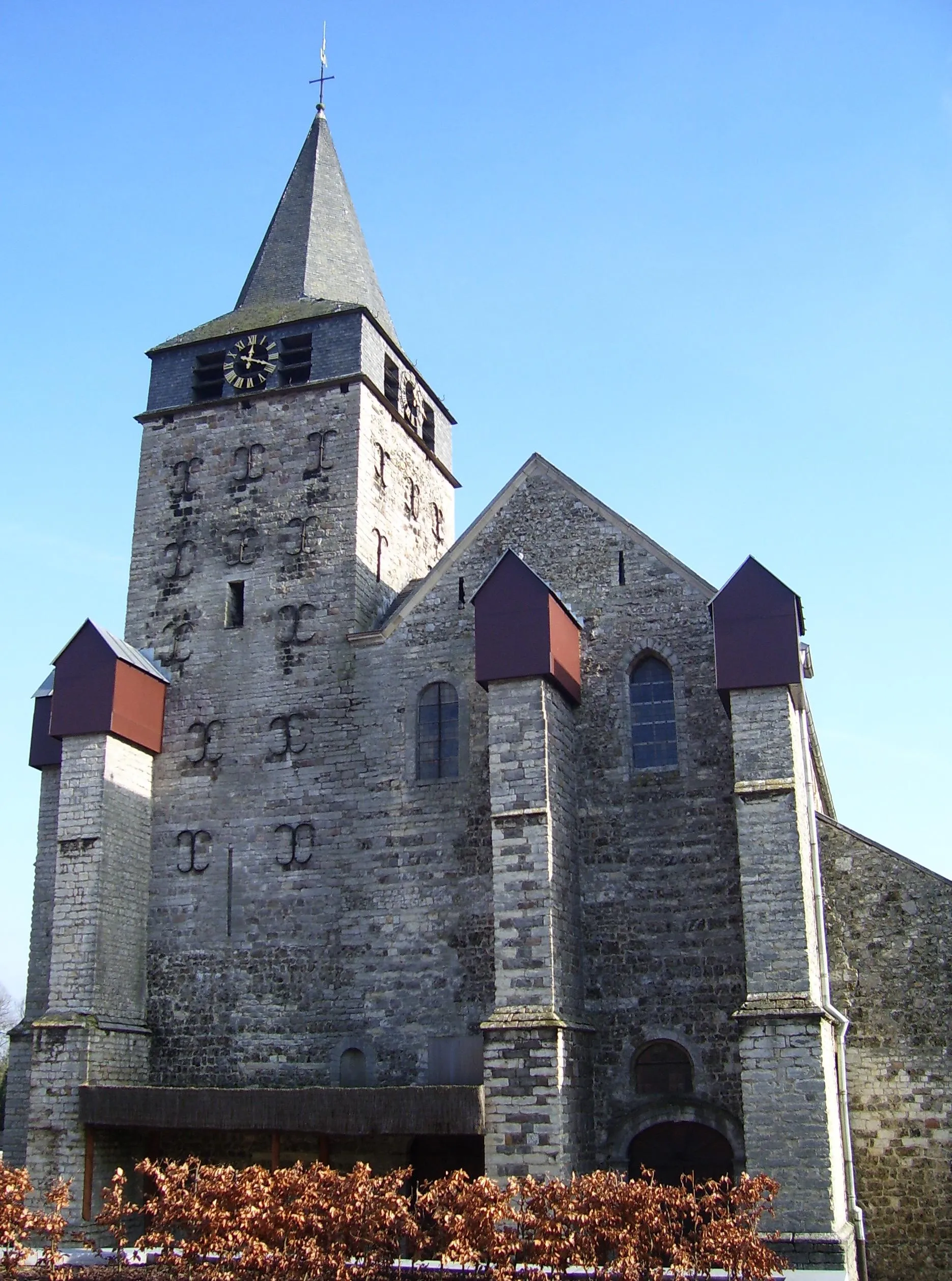 Photo showing: Eglise Saints-Martin et Adèle, Church in Orp-le-Grand (Orp-Jauche), Belgium