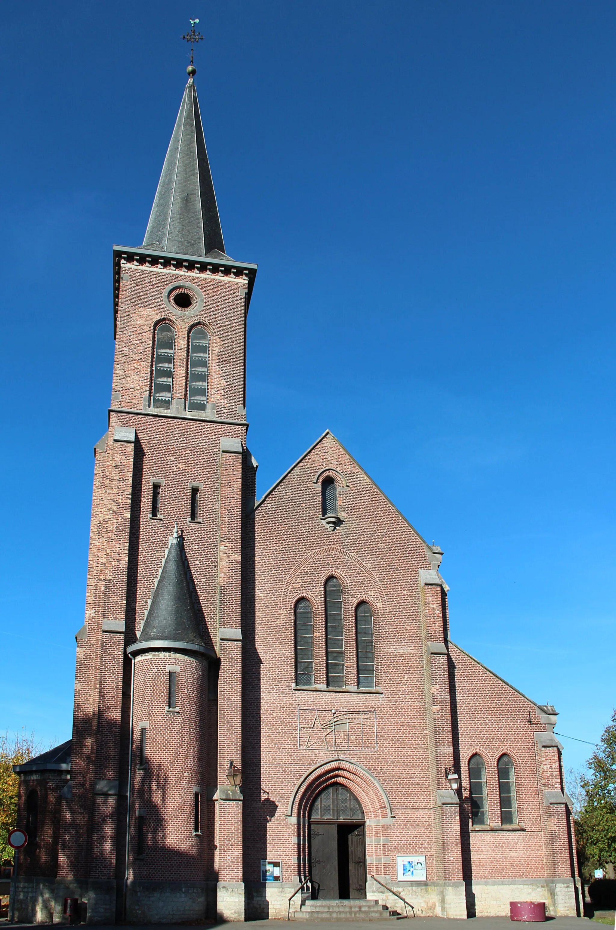 Photo showing: Walhain (Belgium), the church of Notre-Dame (Our Lady).