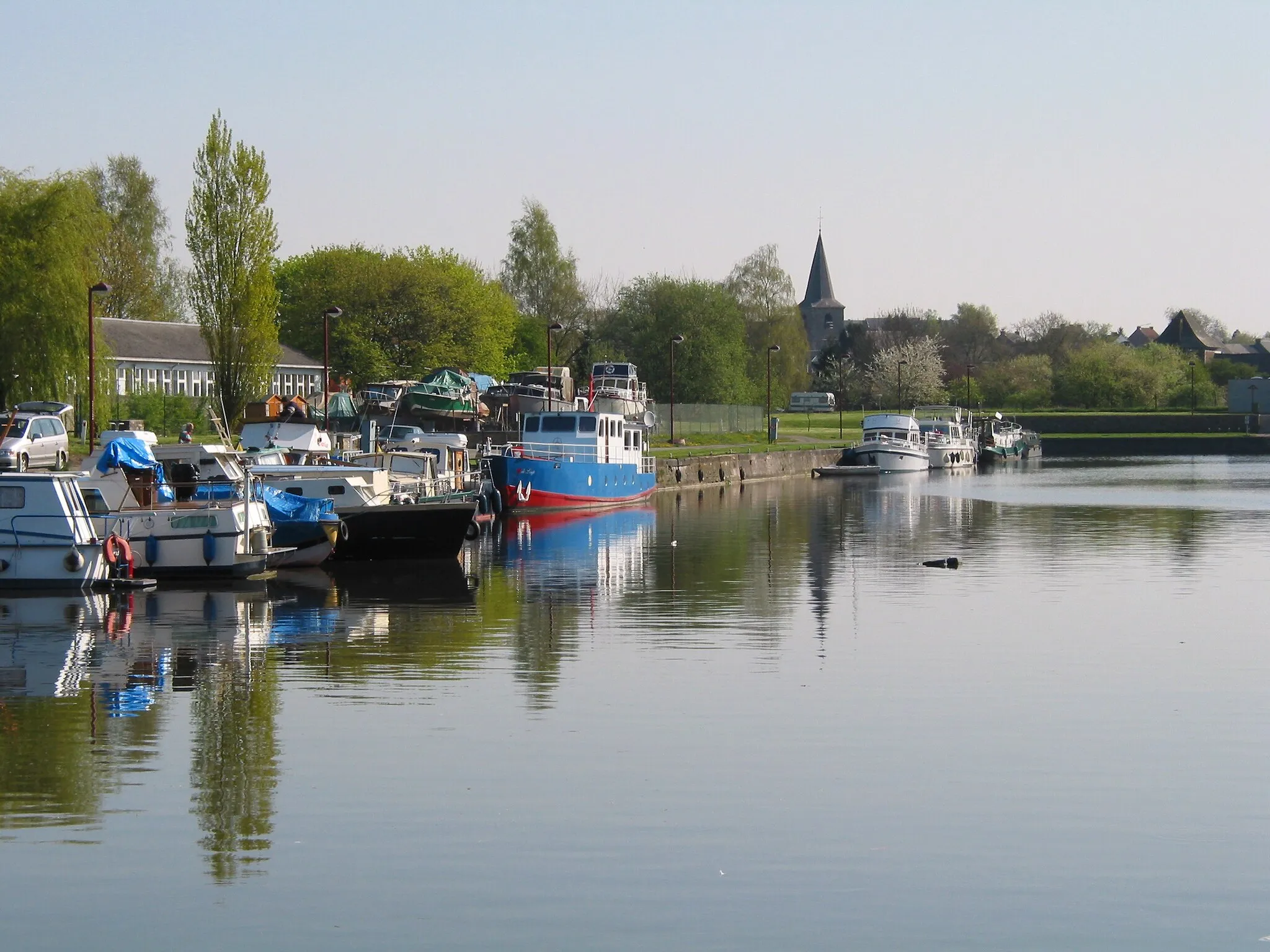 Photo showing: Erquelinnes (Belgium), the marina.