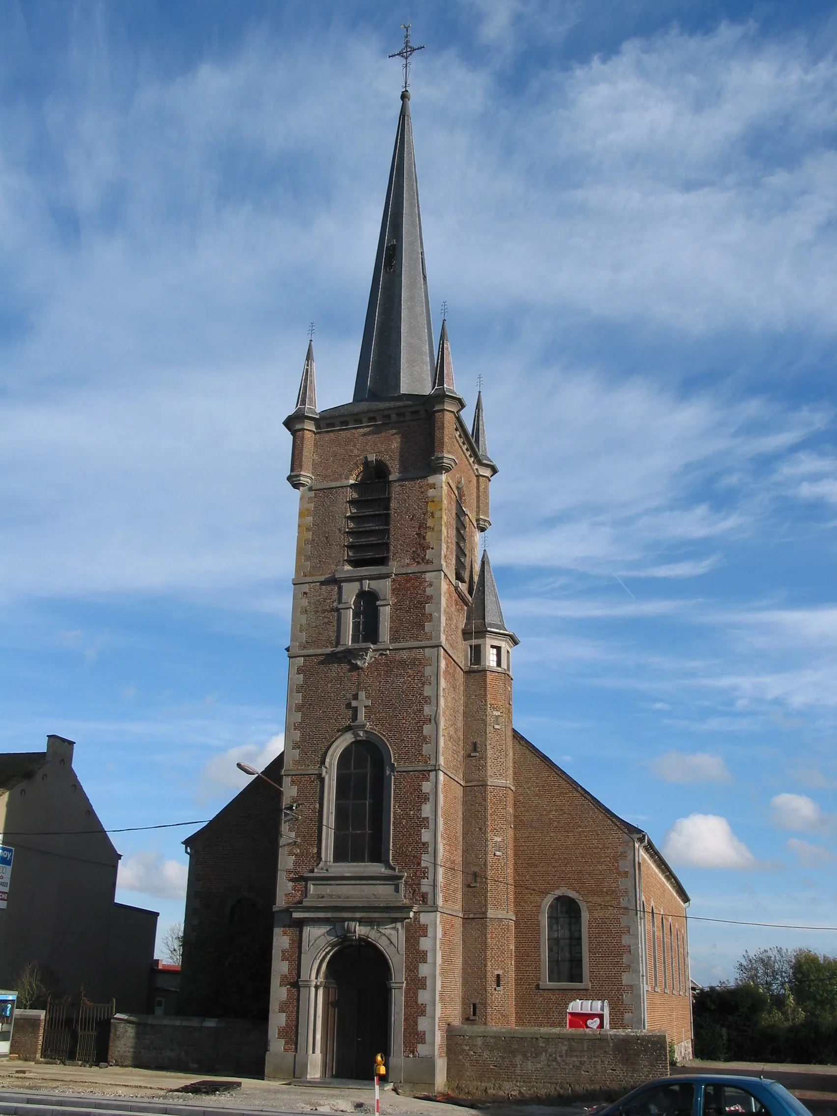 Photo showing: Gozée (Belgium),  St. Gaugericus church.