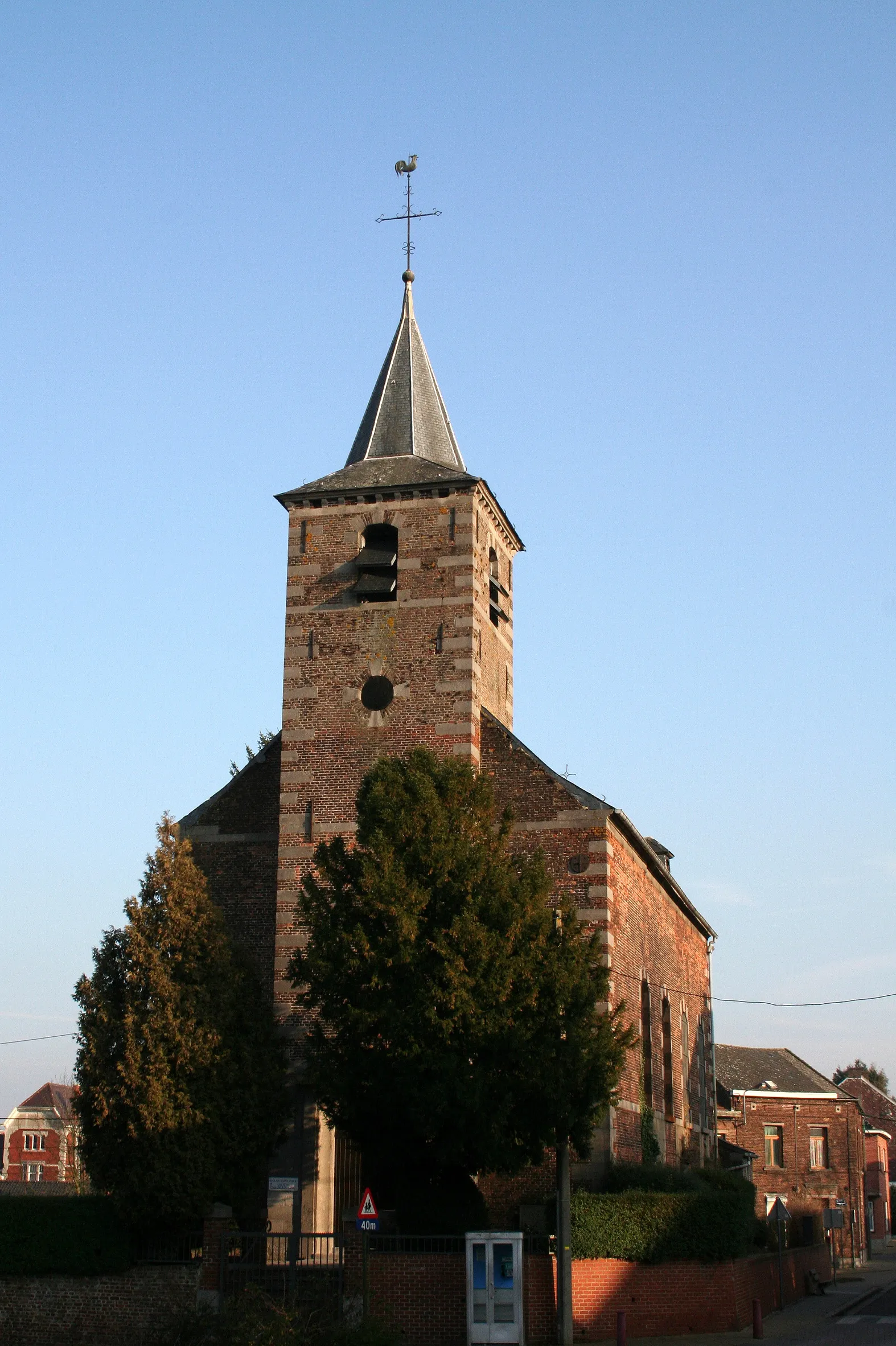 Photo showing: Haine-Saint-Paul (Belgium), the St Paul church (XVIIIth century).