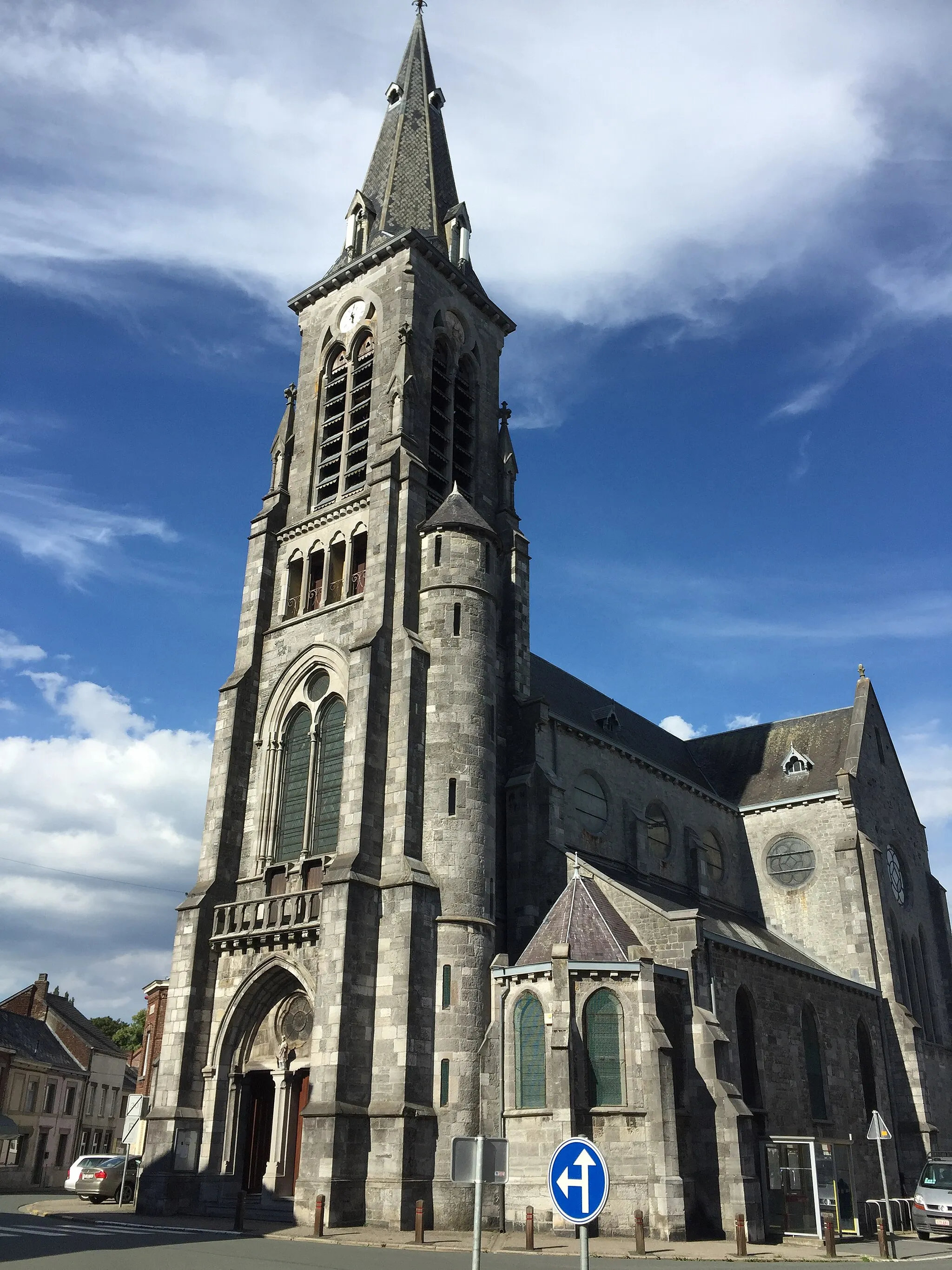 Photo showing: Église Saint Martin (Ham-sur-Heure)