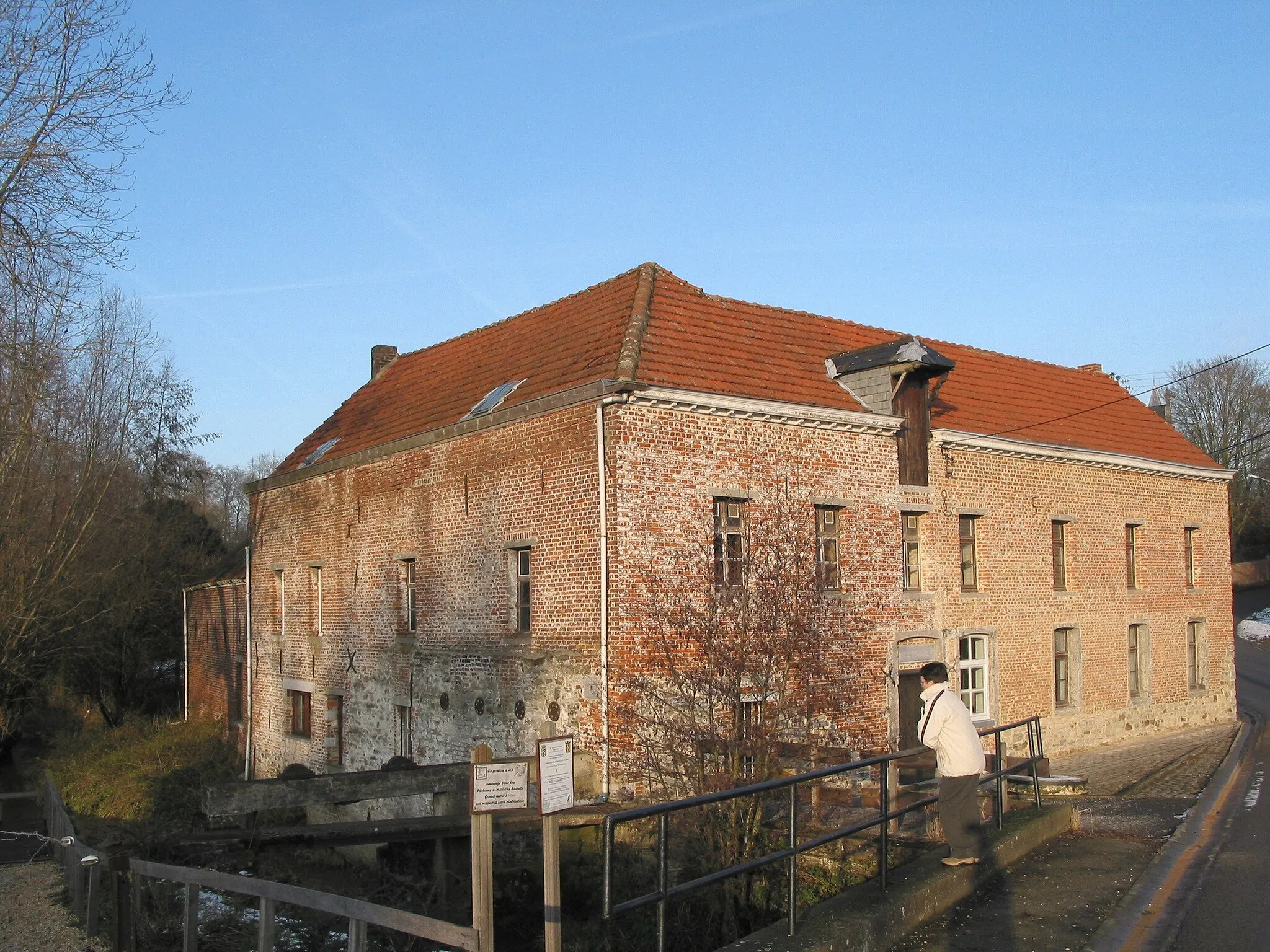 Photo showing: Horrues (Belgium), the watermill "le Moulinet" (XVIIIth century).