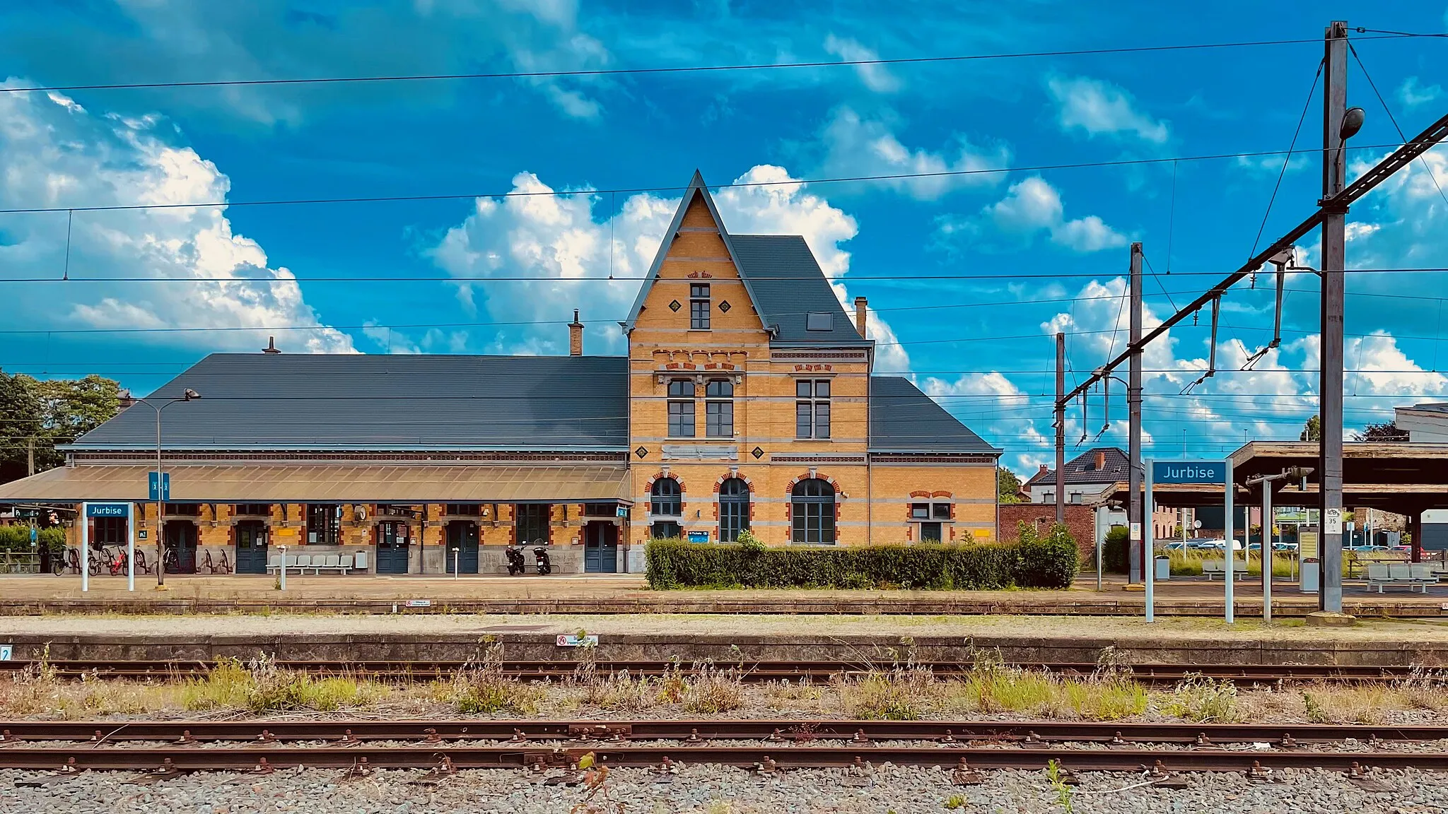 Photo showing: Station Jurbeke Overzicht