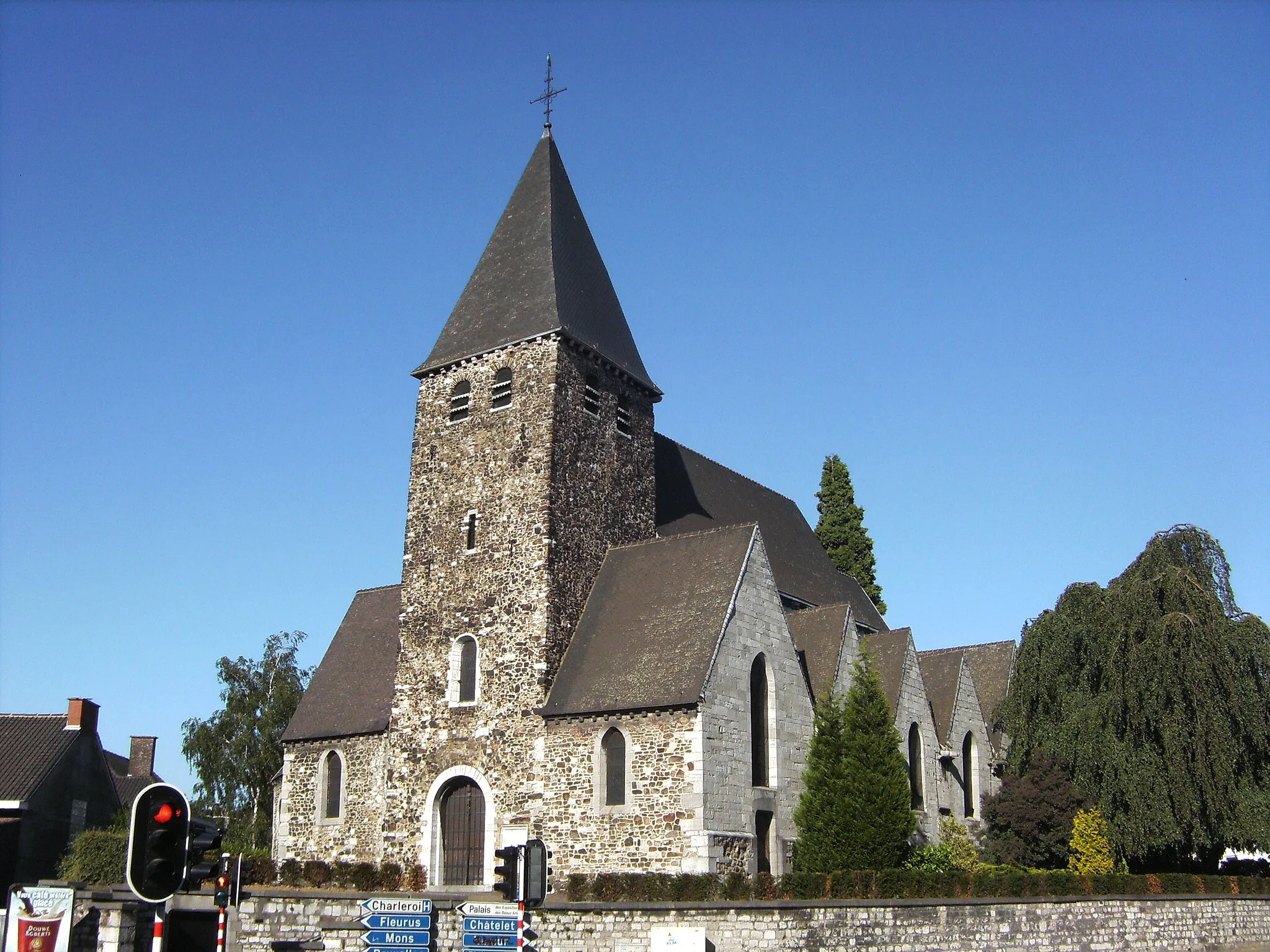 Photo showing: Marcinelle - (Charleroi - Belgique) - Église Saint-Martin