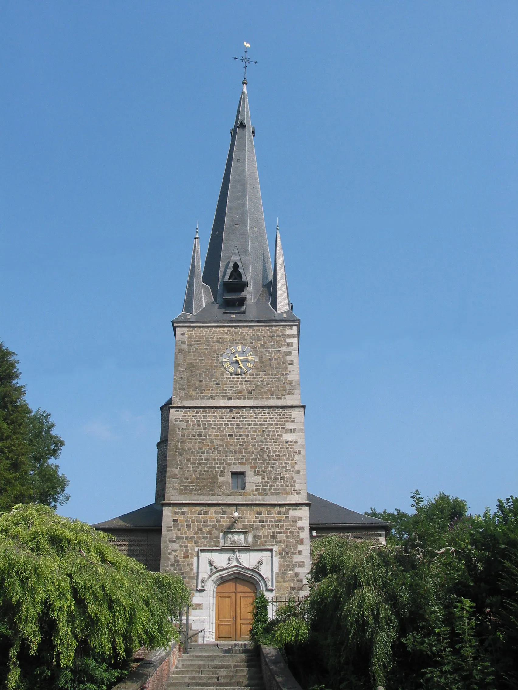 Photo showing: Obourg (Belgium), the Martin's church.