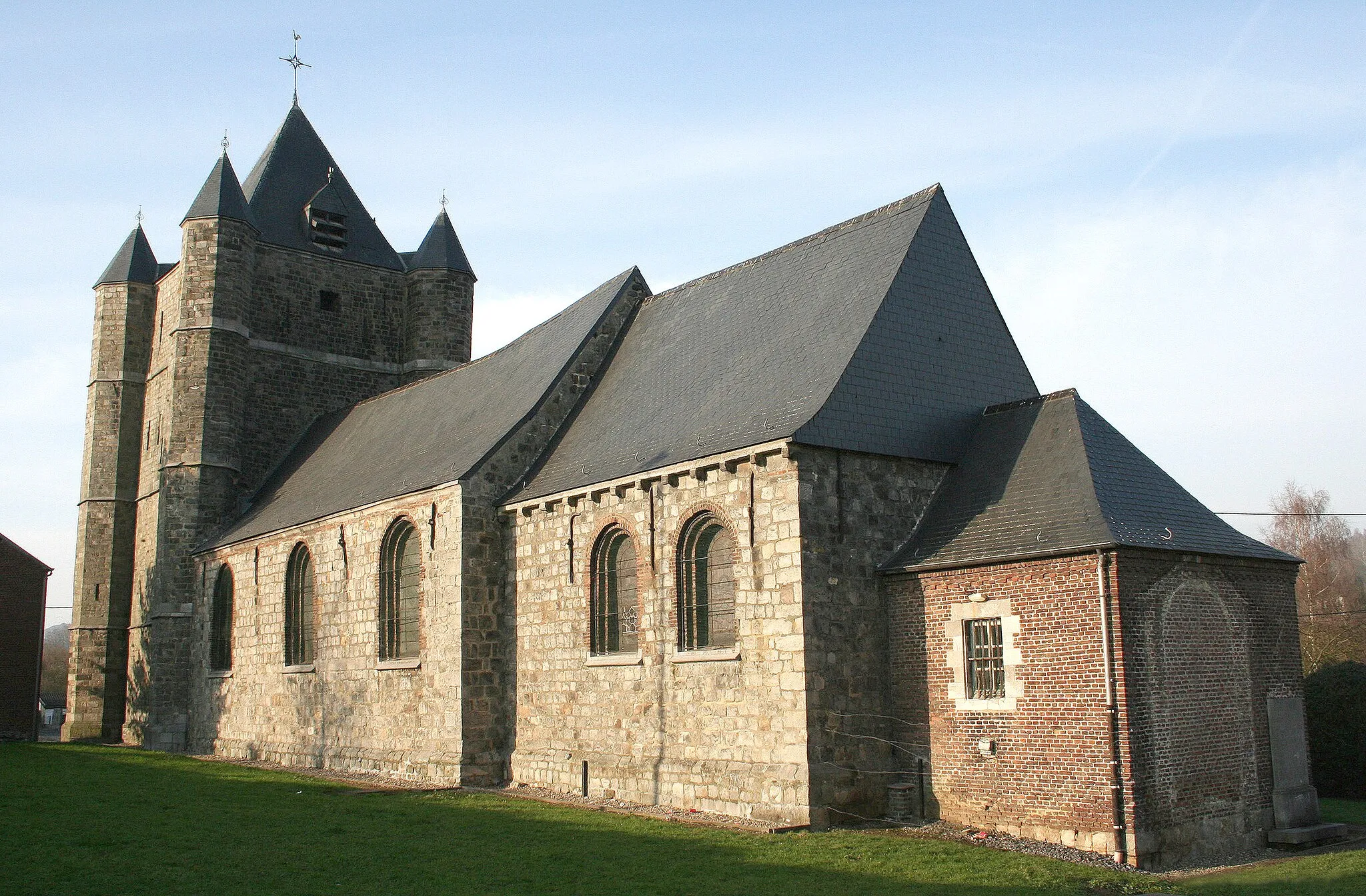Photo showing: Saint-Vaast (Belgium), the St. Vaast Church (XIII-XVIIIth centuries).