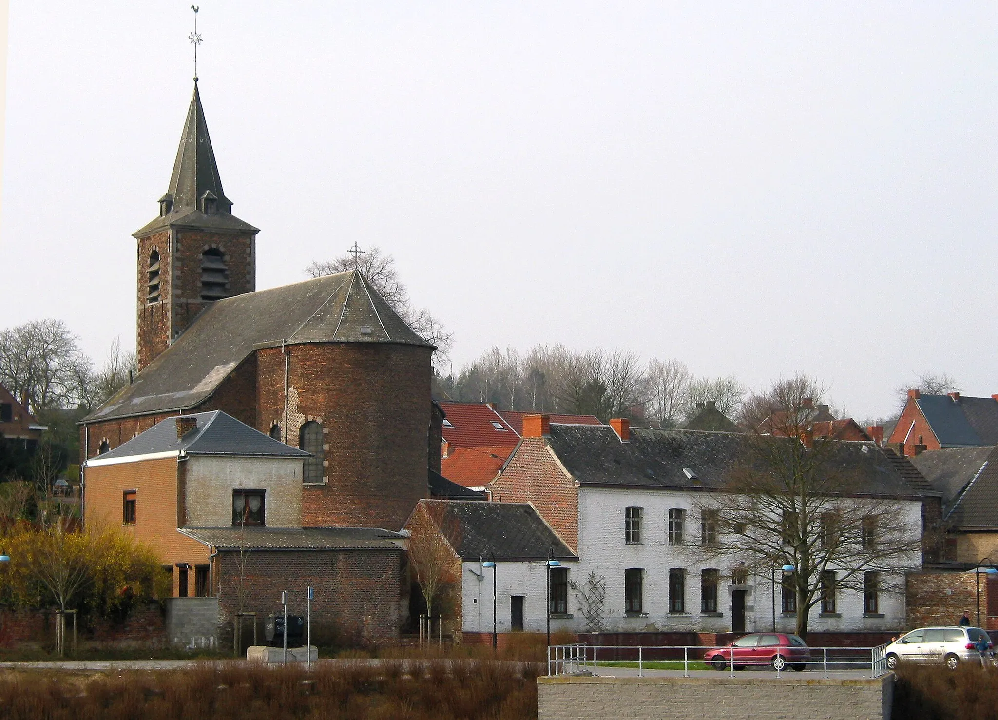 Photo showing: Thieu (Belgium), the Saint Gaugeriucus' church.