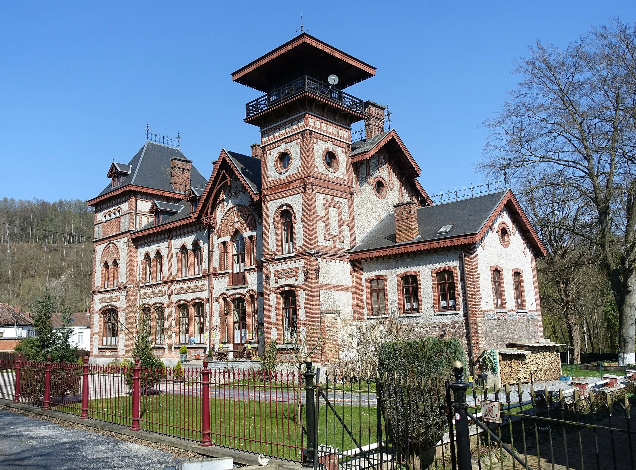 Photo showing: Château d'Hourpes in Hourpes (Thuin)