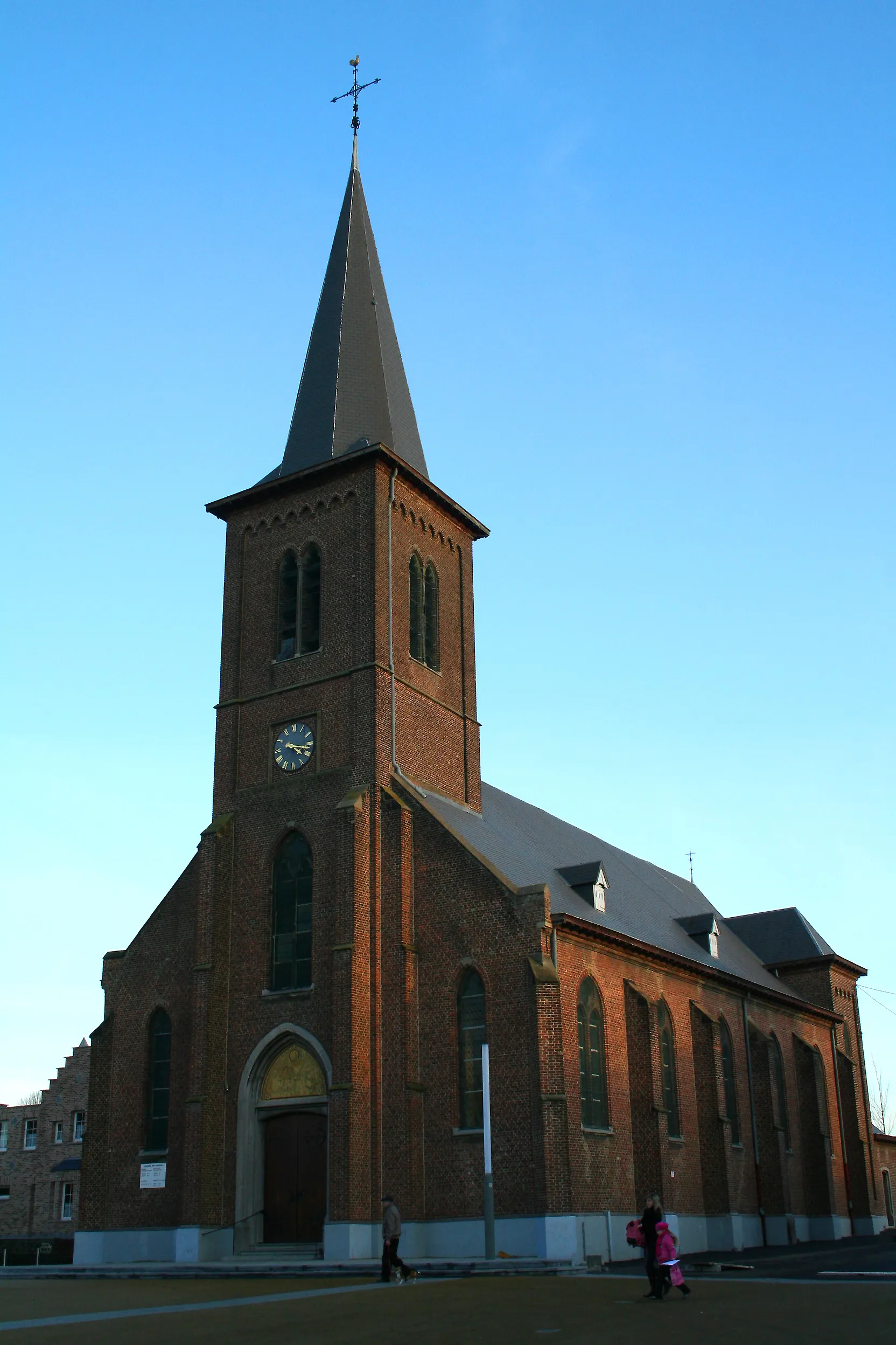 Photo showing: Trivières (Belgium), the Saint Martin's church.