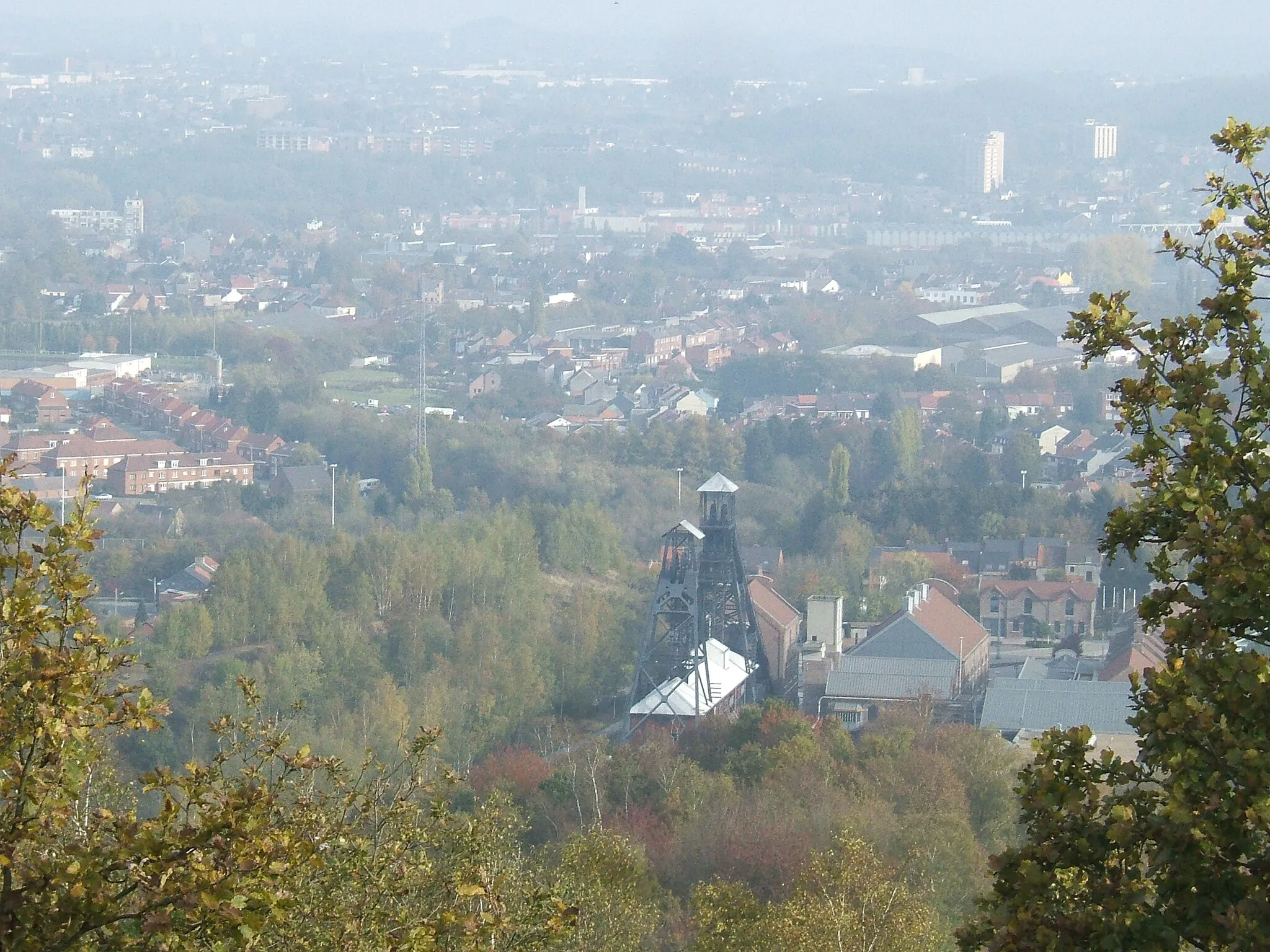 Photo showing: Vue panoramique du bois du Cazier.