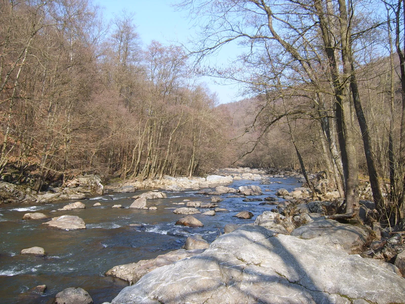 Photo showing: L'Amblève au niveau des fonds de Quareux, Aywaille