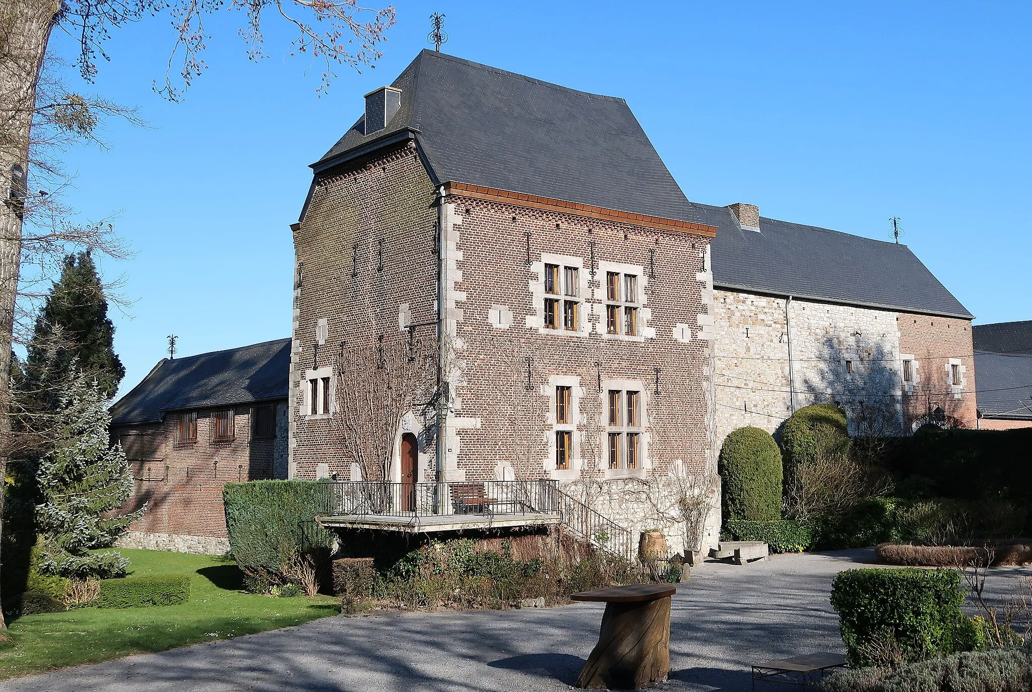 Photo showing: Château-ferme du Sart en Ampsin (Amay)