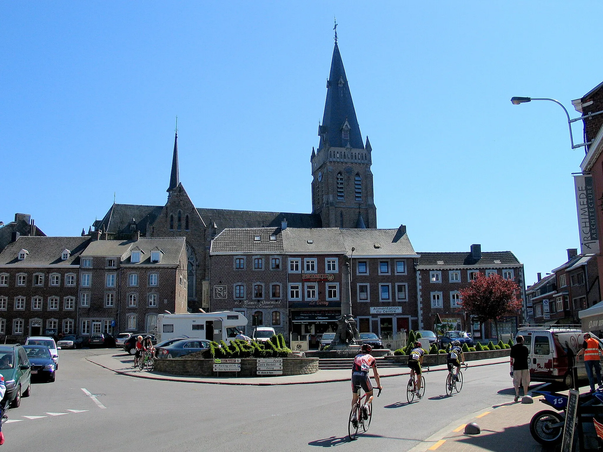 Photo showing: Aubel in Belgium - village centre