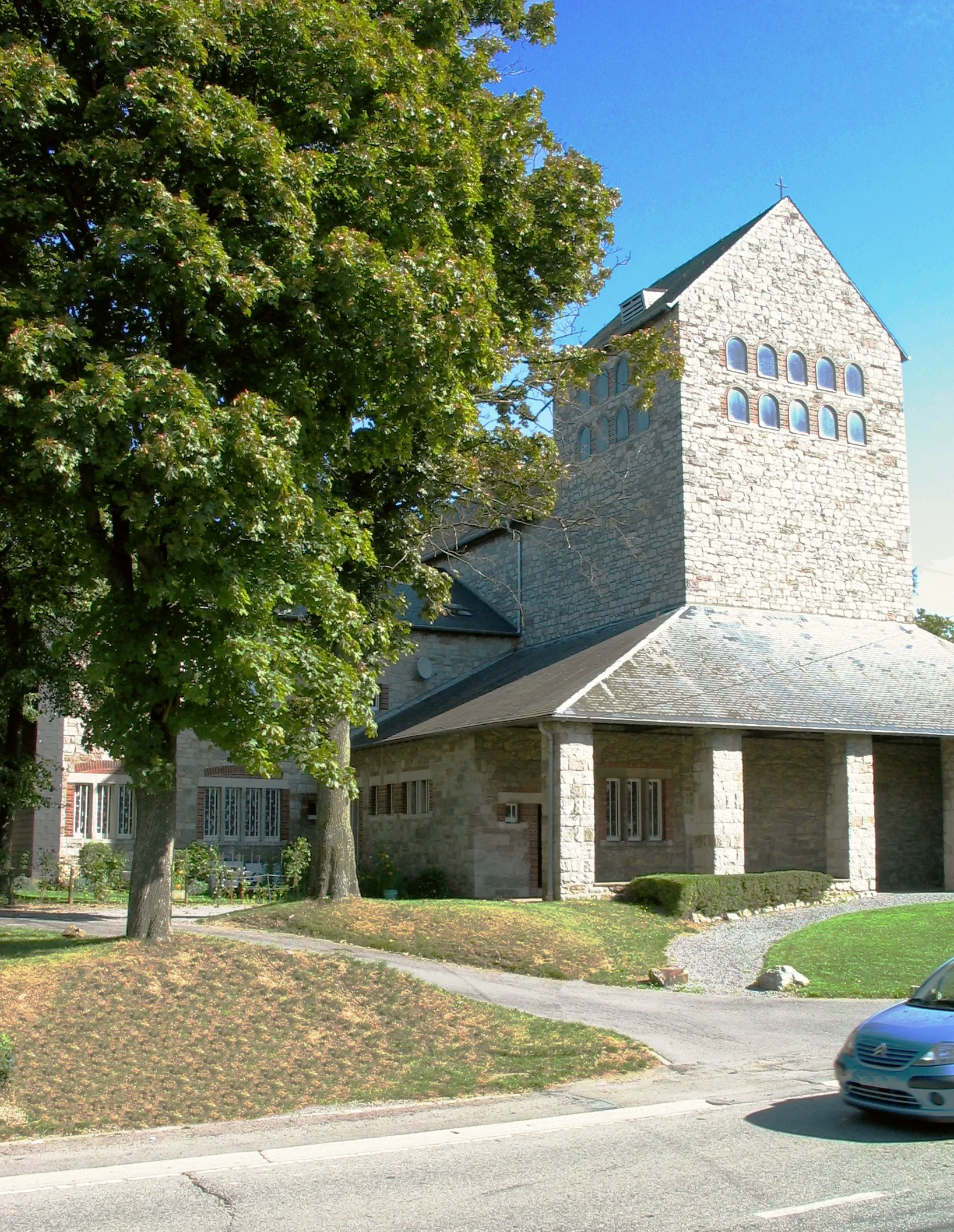 Photo showing: Kloster Garnstock, Kirchenbau des Architekten Domenikus Böhm, eingeweiht 1934