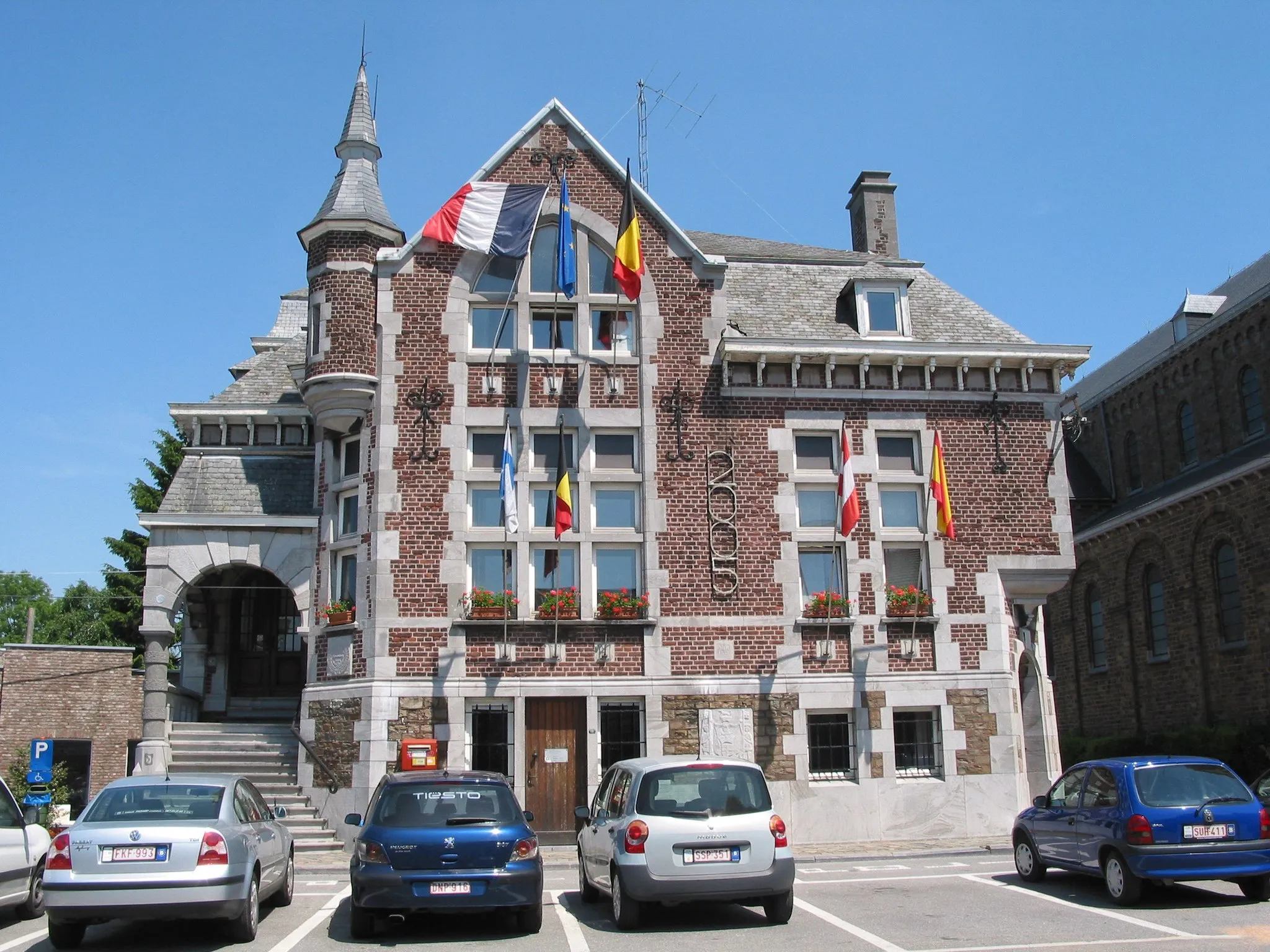 Photo showing: Battice (Belgium), the former city hall.