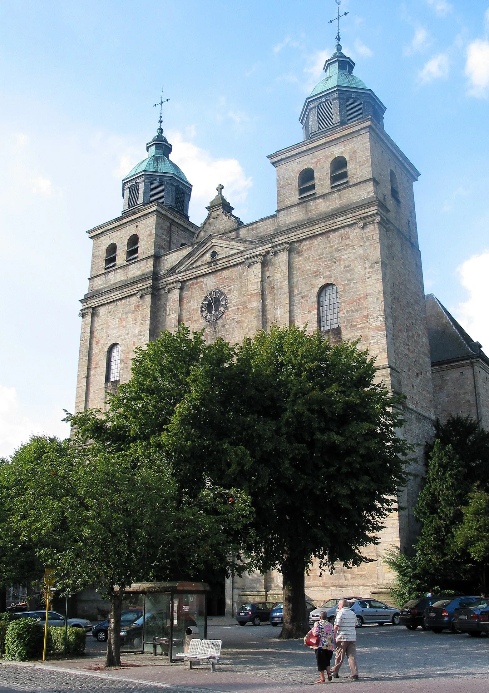 Photo showing: Malmedy (Belgium), the St. Pierre, Paul and Quirin Cathedral (1777).