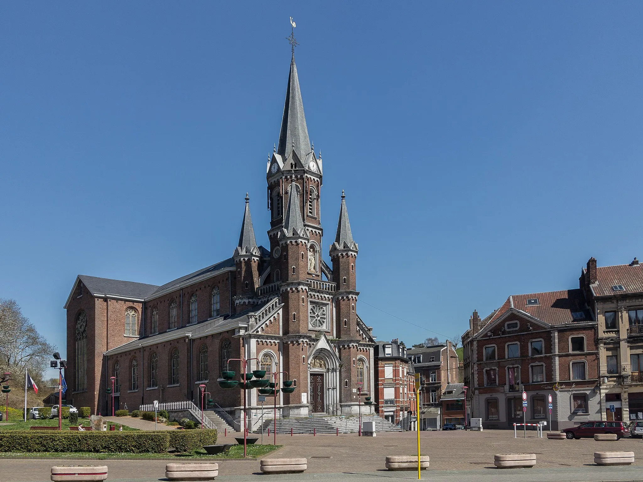 Photo showing: Dison, church: l'église Saint-Fiacre