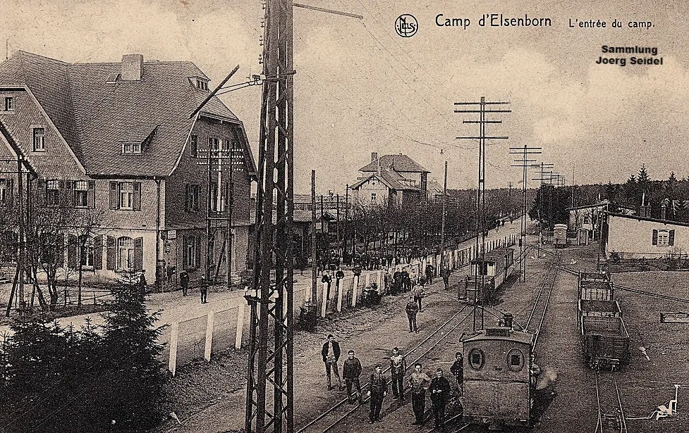 Photo showing: Narrow gauge railway in Camp d'Elsenborn