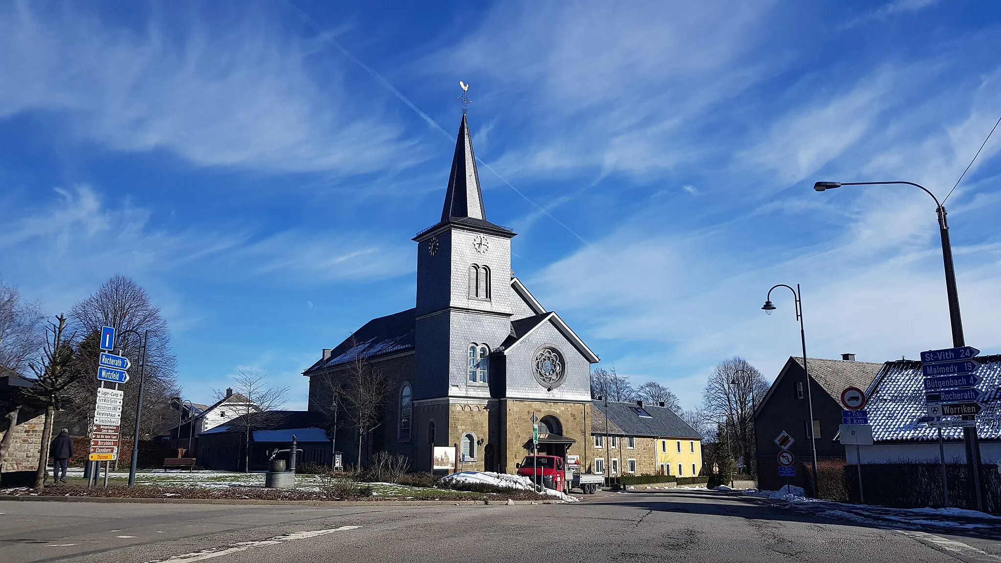 Photo showing: Kirche St. Bartholomäus, Elsenborn, Belgien