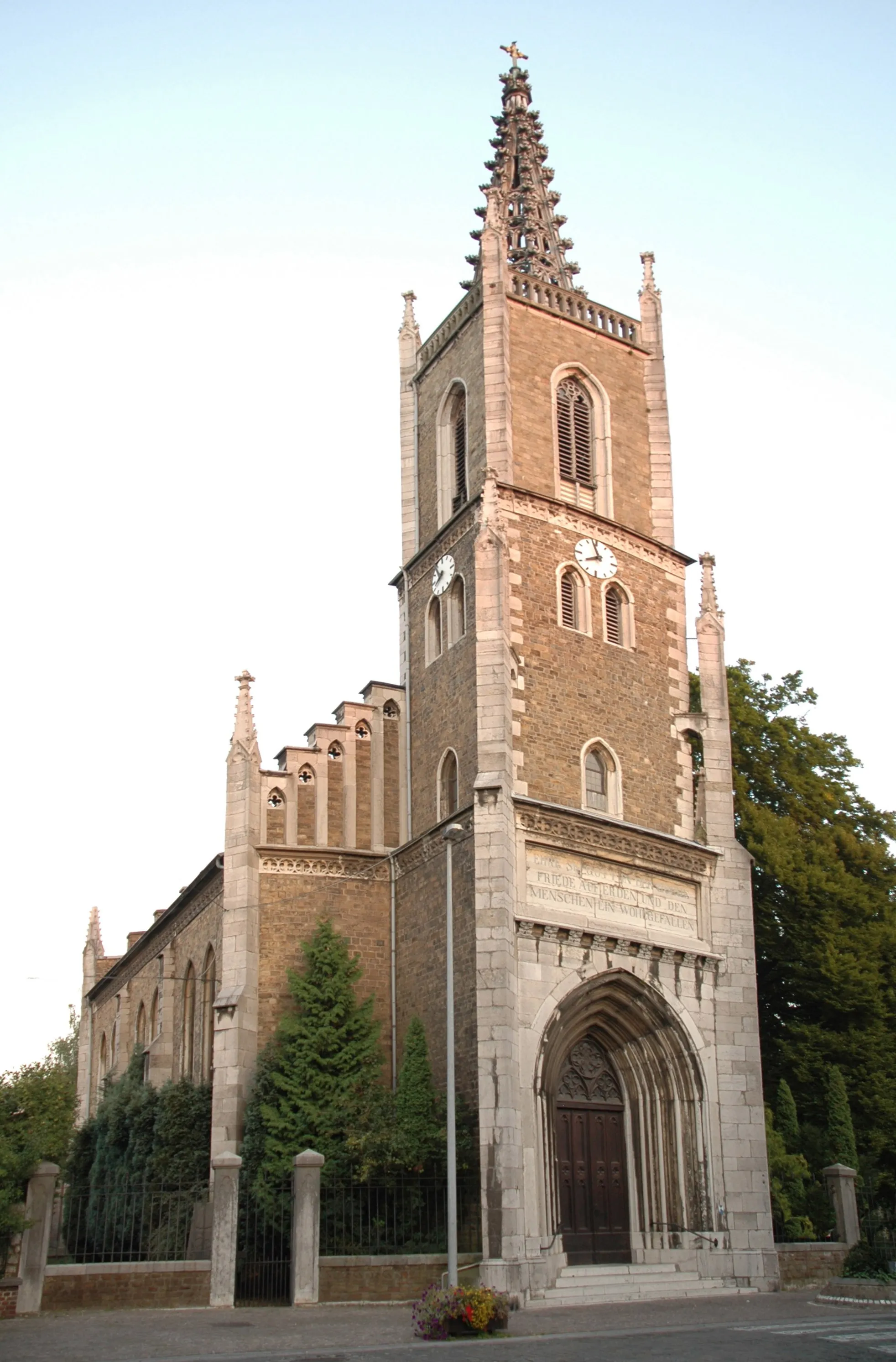 Photo showing: Protestantische Friedenskirche in Eupen