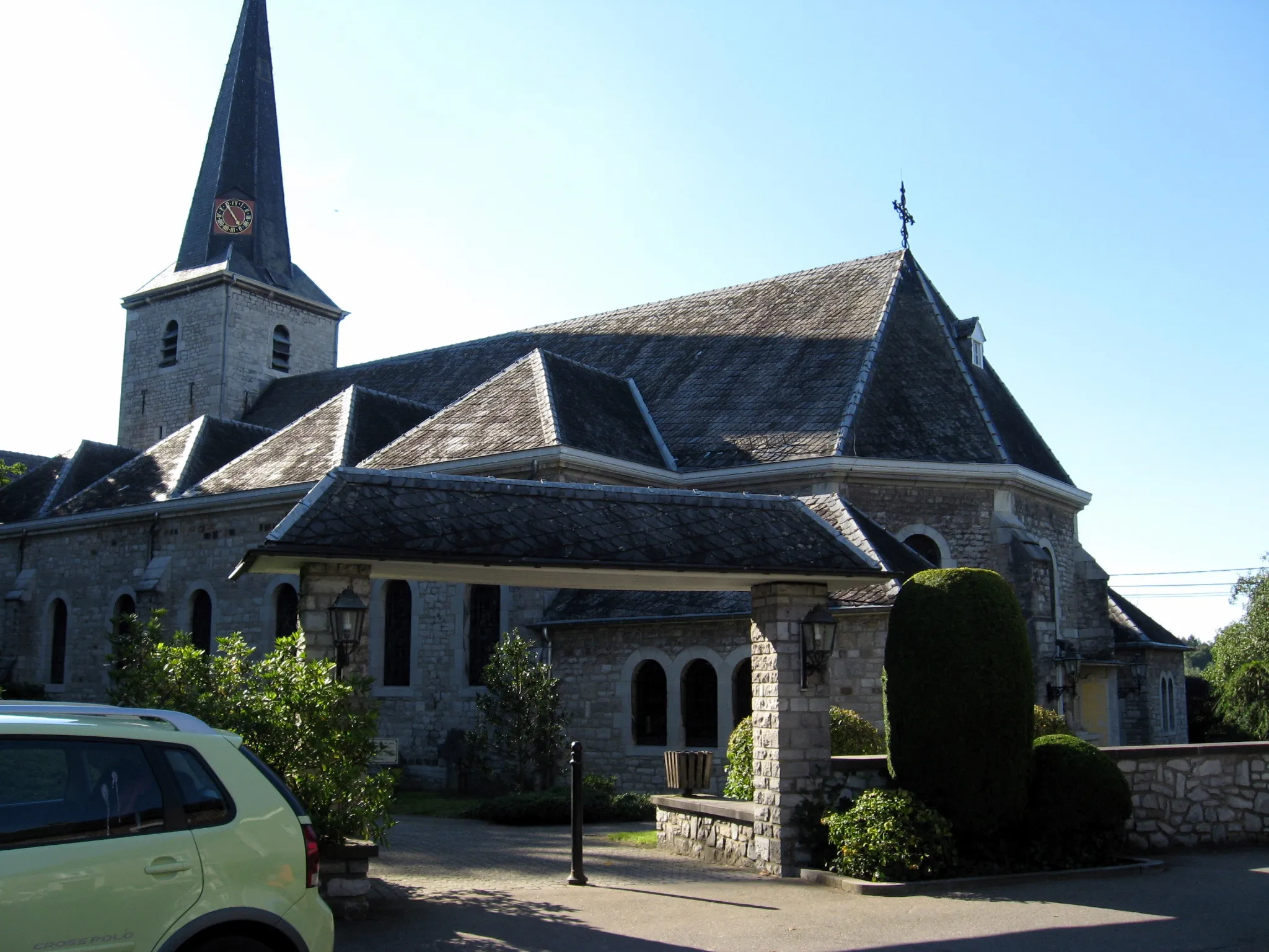 Photo showing: Church of Saint John the Baptiser in Eynatten, Raeren, Liège, Belgium