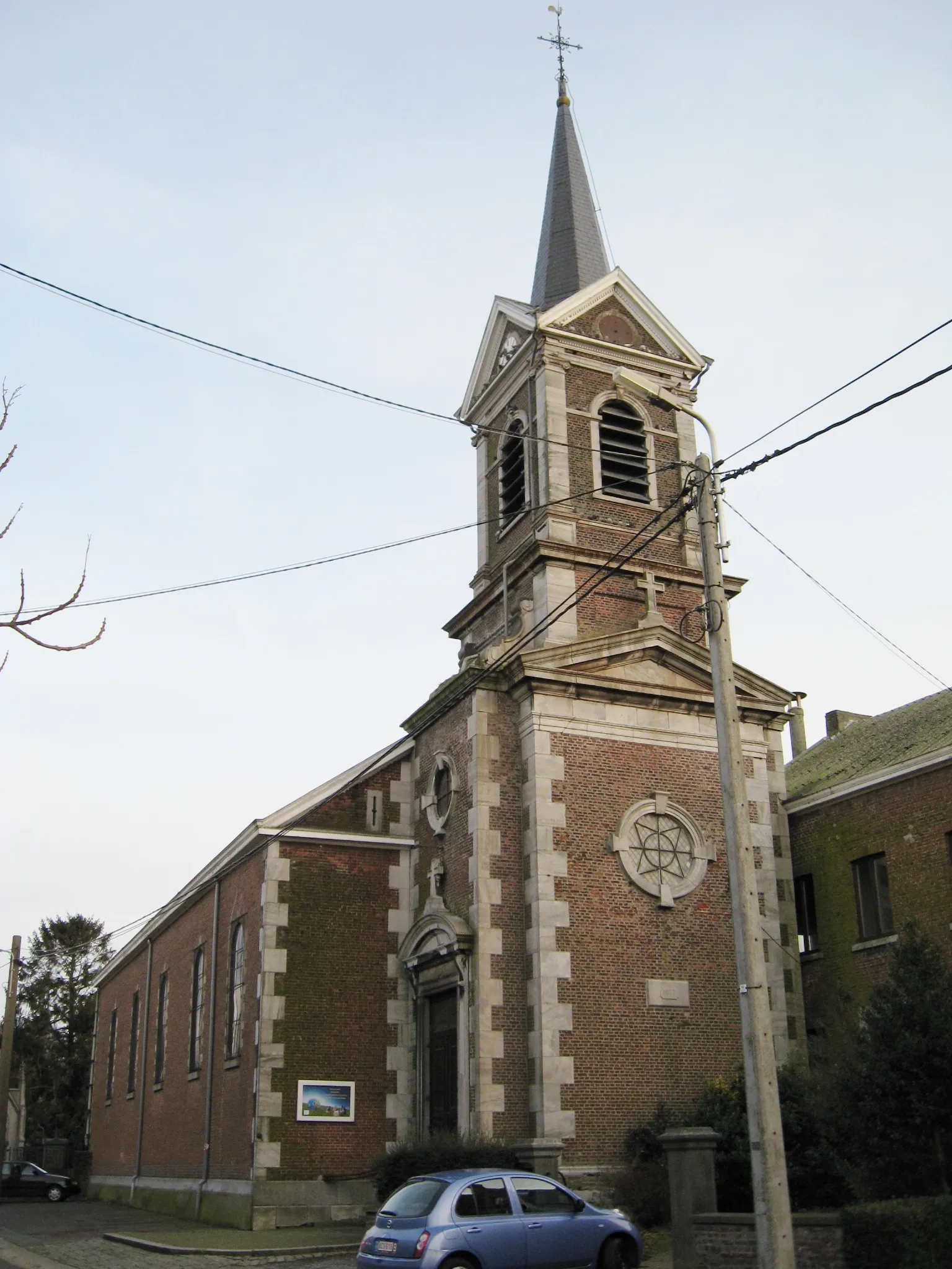 Photo showing: Church of Saint Remaclus in Fexhe-Slins, Juprelle, Liège, Belgium