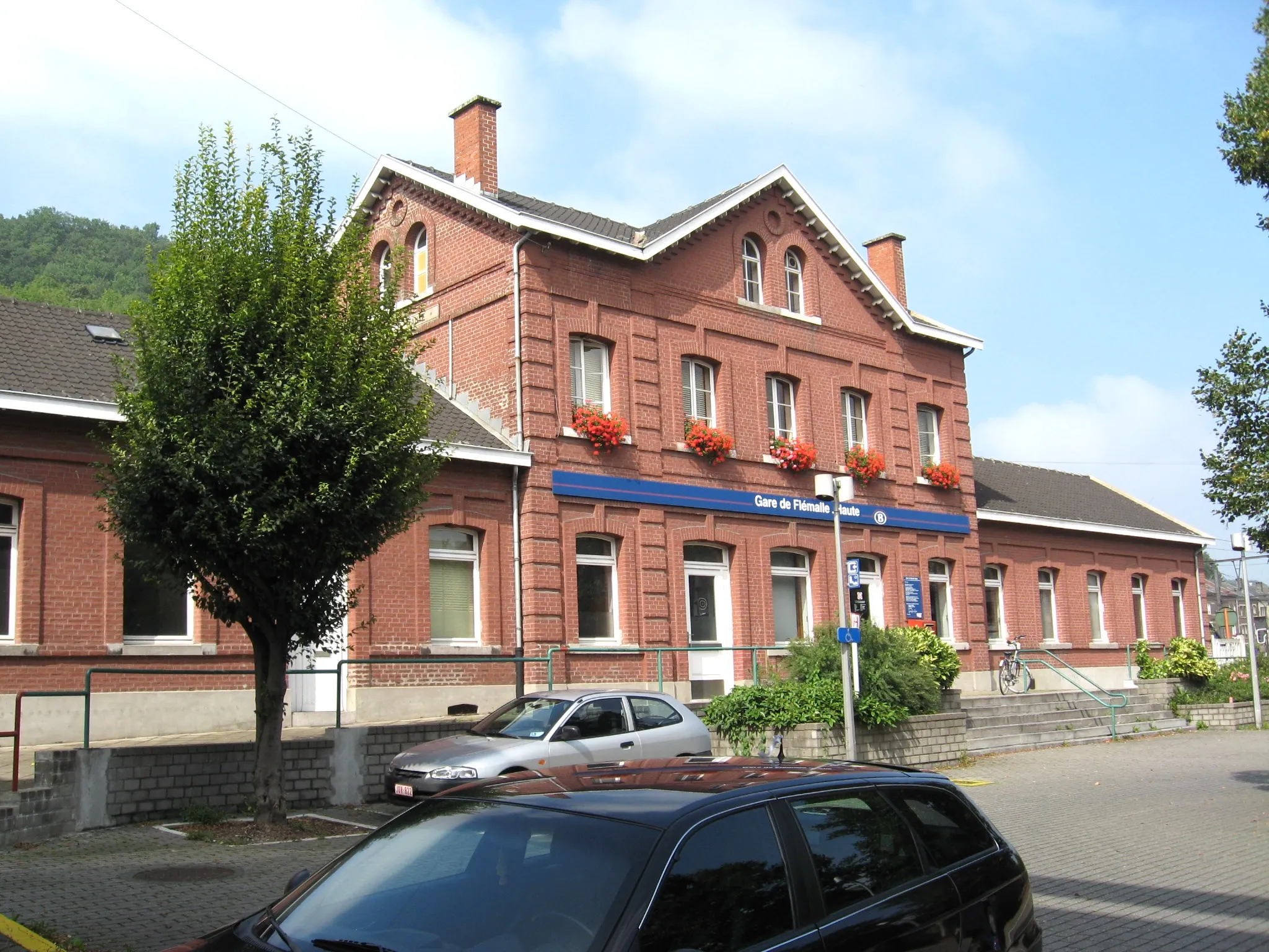 Photo showing: Train station of Flémalle-Haute, Flémalle, Liège, Belgium