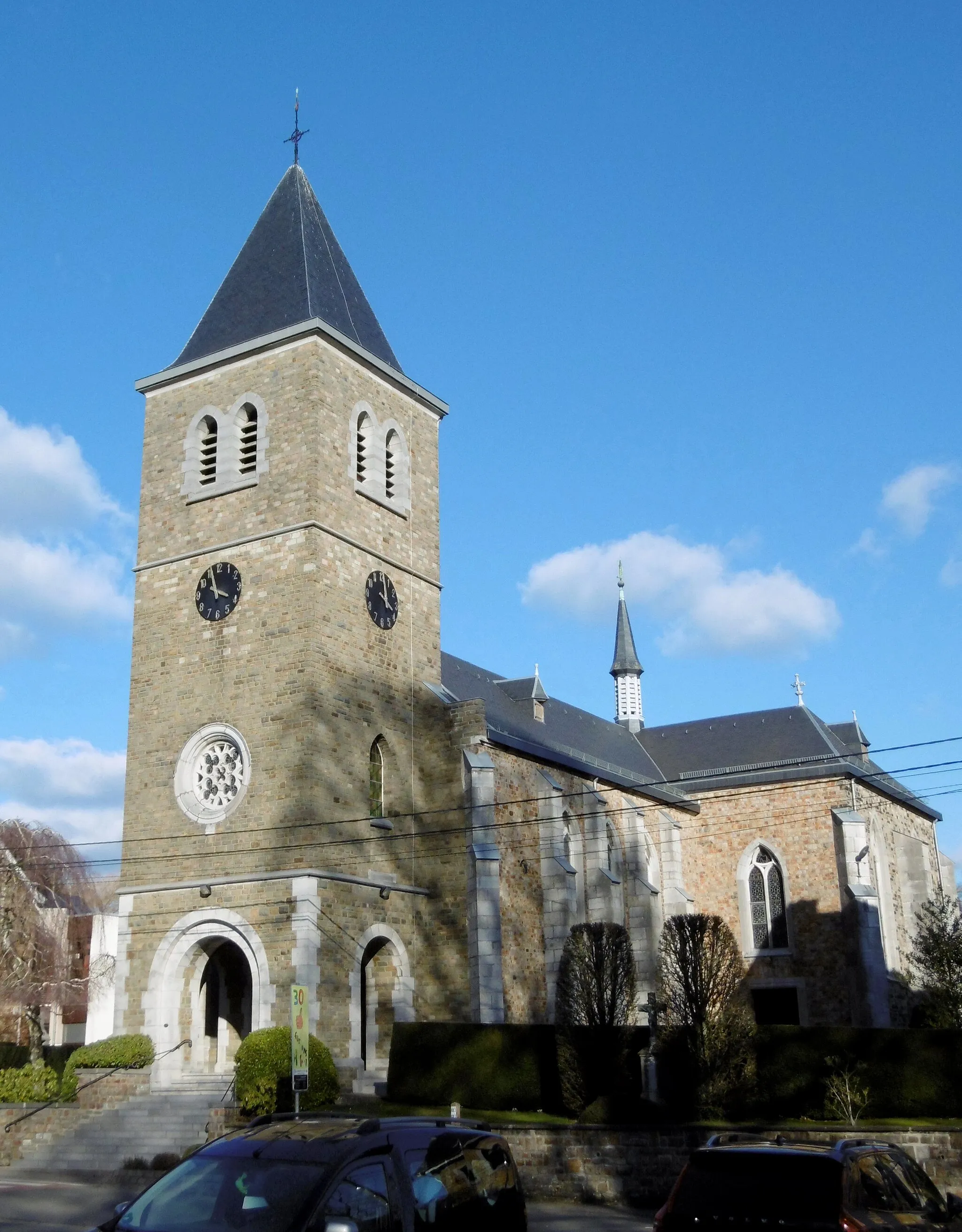 Photo showing: St.-Rochus-Kirche in Raeren-Hauset