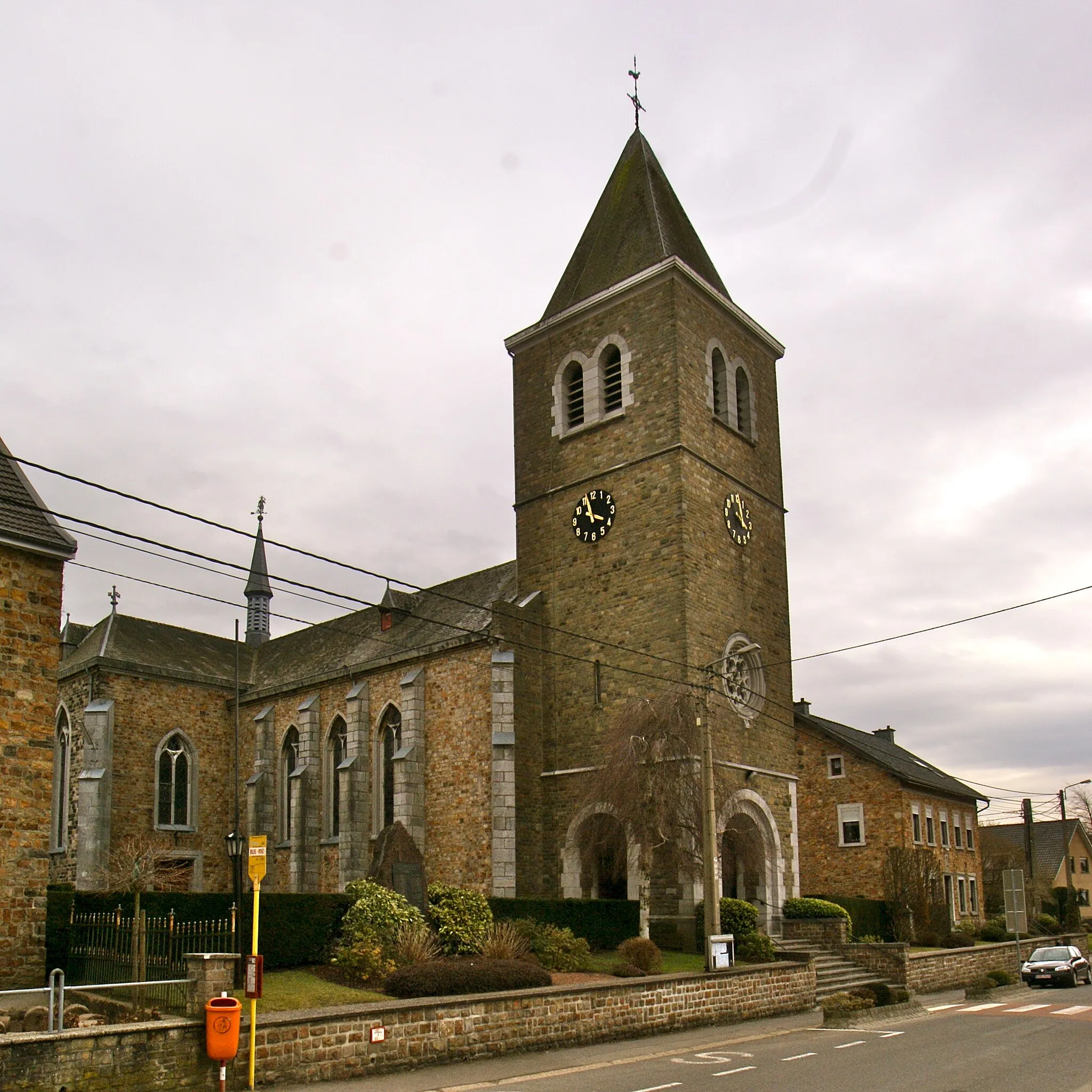 Photo showing: Hauset (Belgium): St.Roch church