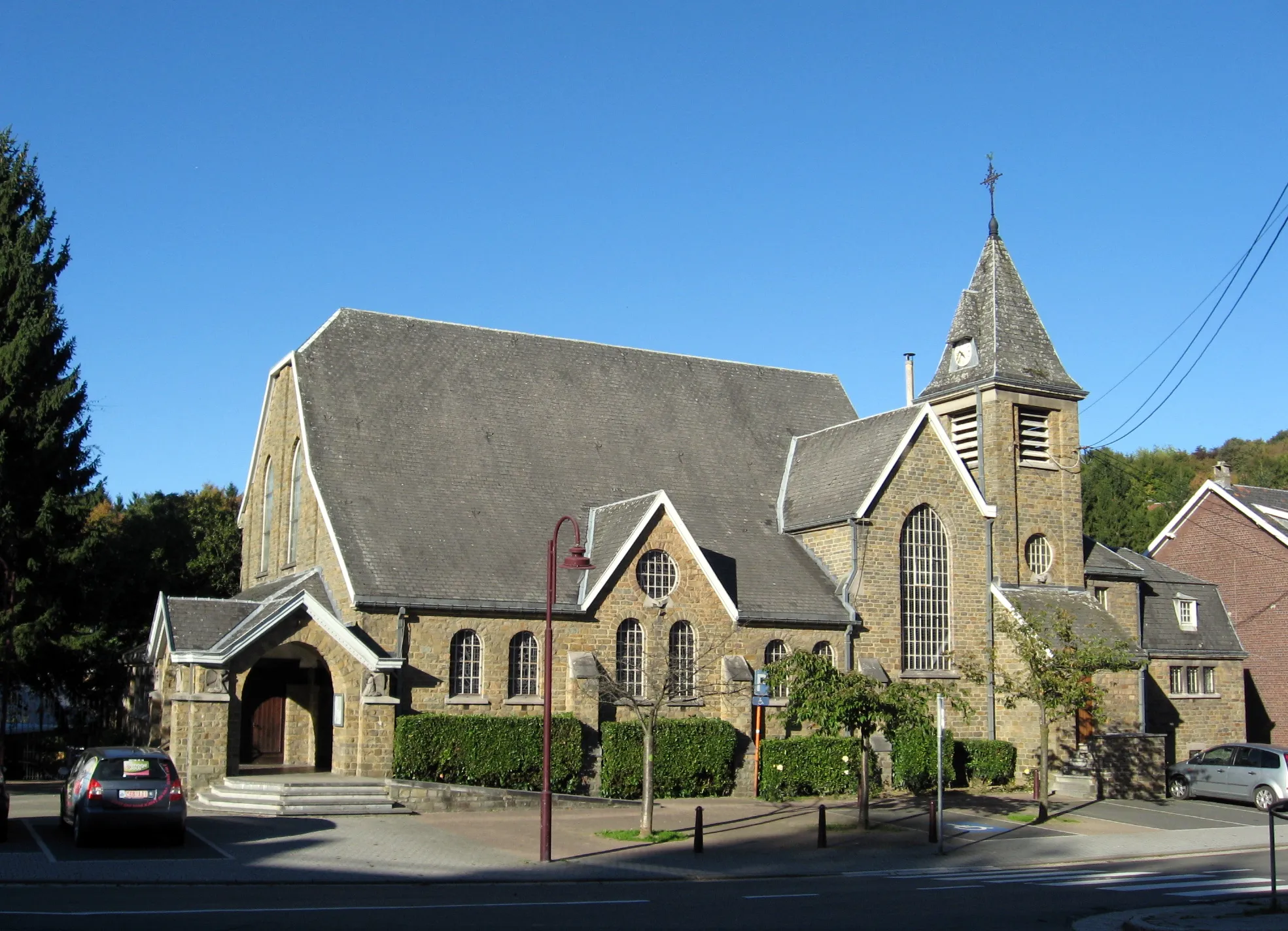 Photo showing: Church of the Immaculate Conception in Mangombroux, Heusy, Verviers, Liège, Belgium