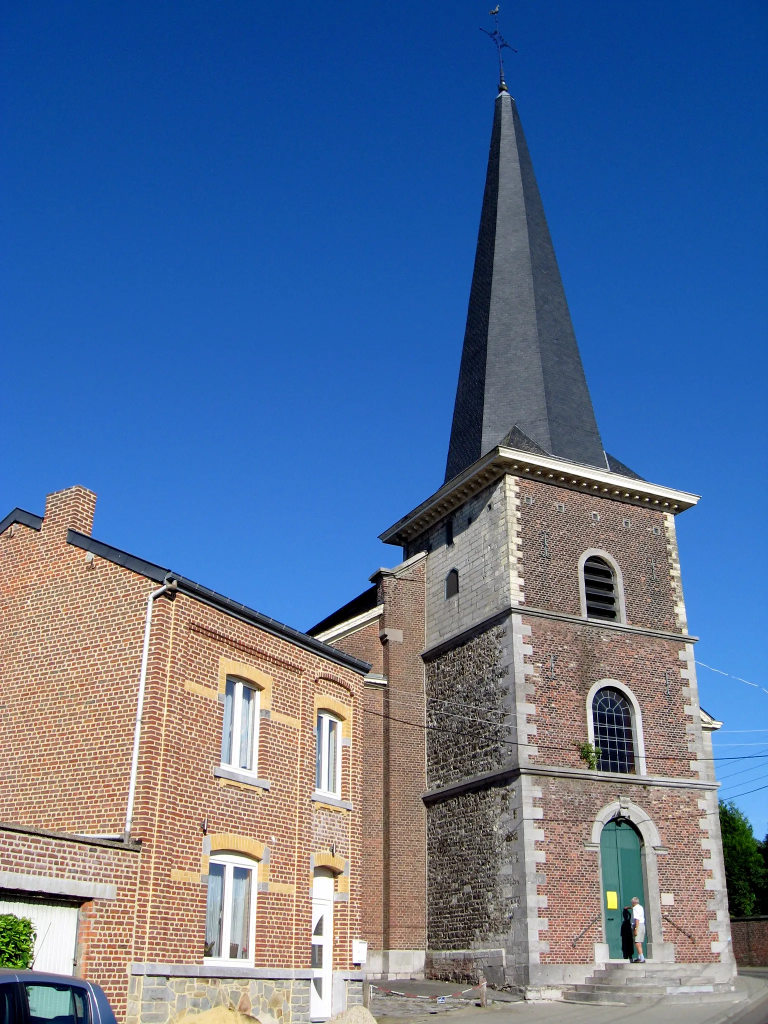Photo showing: Church of Saint Simeon in Houtain-Saint-Siméon, Oupeye, Liège, Belgium
