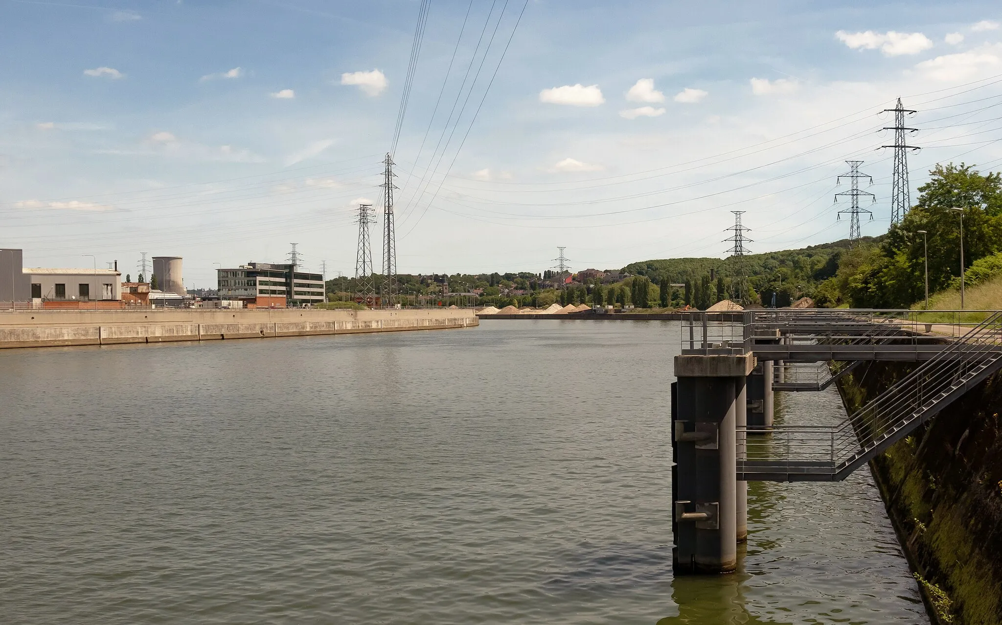 Photo showing: near Ivoz-Ramet, view to the Meuse