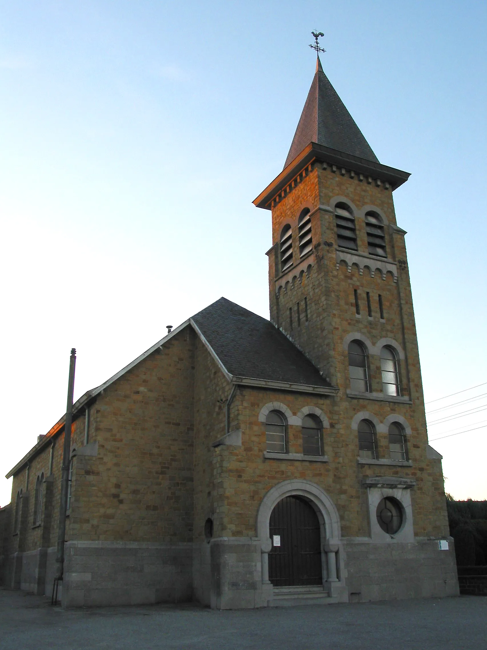 Photo showing: Sprimont (Belgium), the Our Lady of Lourdes chapel.