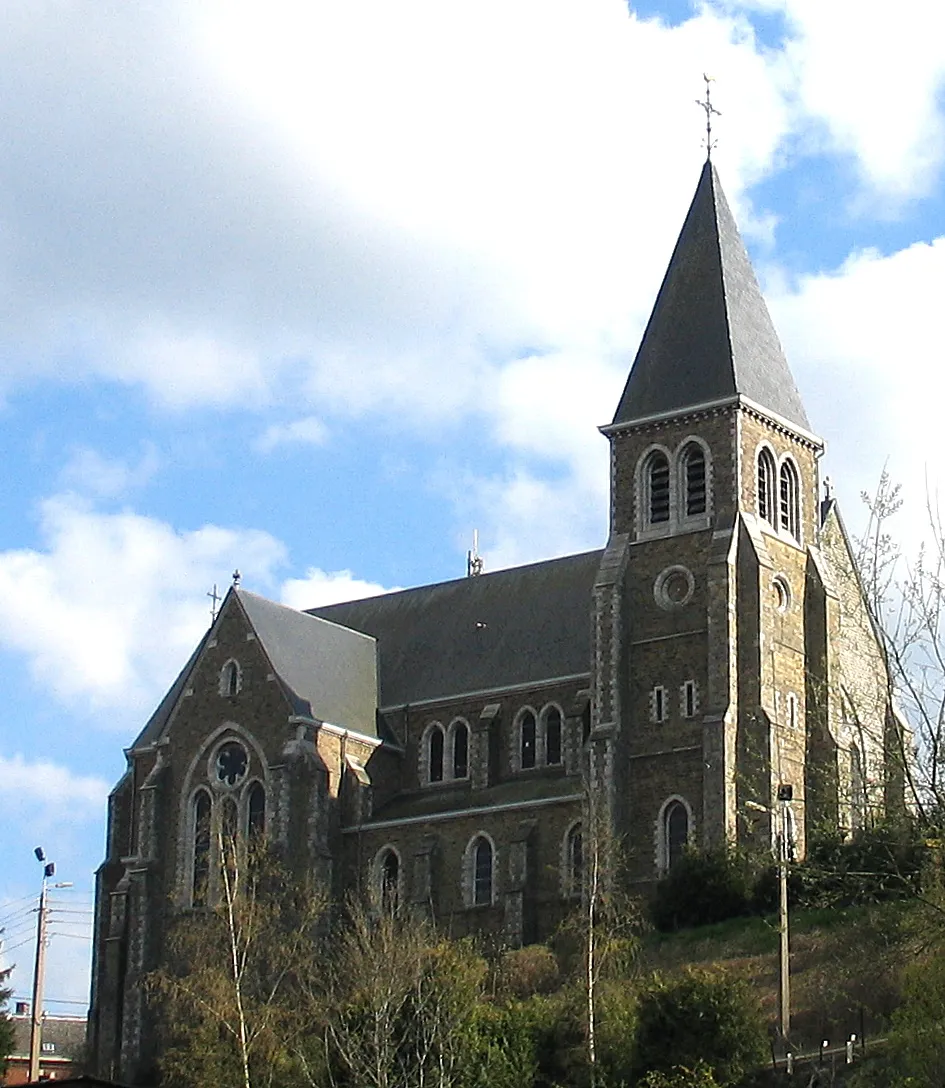 Photo showing: de OLV van de rozenkranskerk te Moha, België