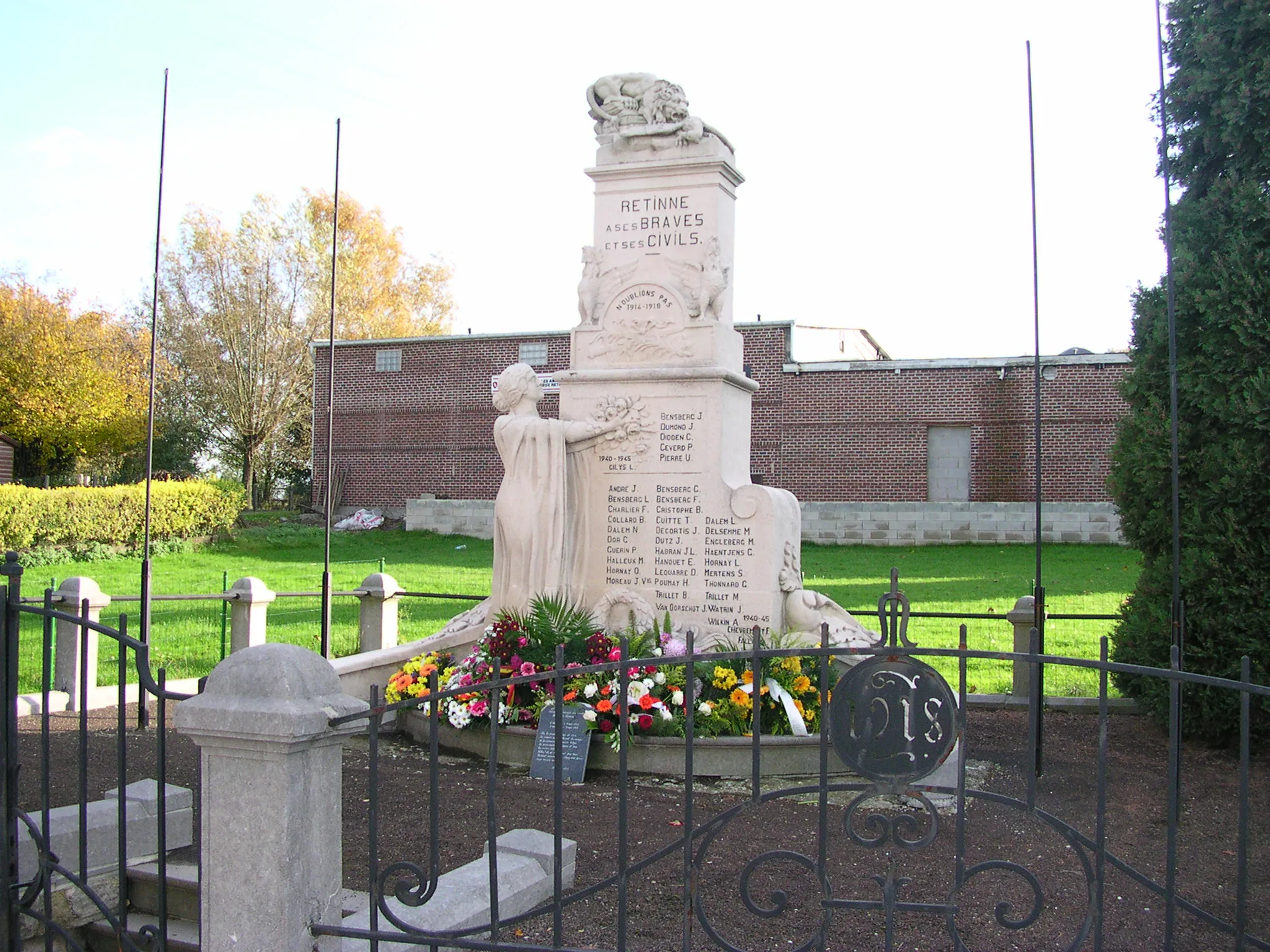 Photo showing: Retinne (part of Fléron), memorial