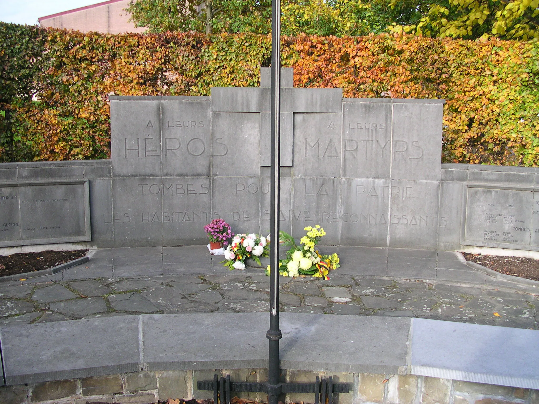 Photo showing: Denkmal für die Helden und Opfer des Ersten Weltkriegs in Saive (gehört zu Blegny bei Lüttich)