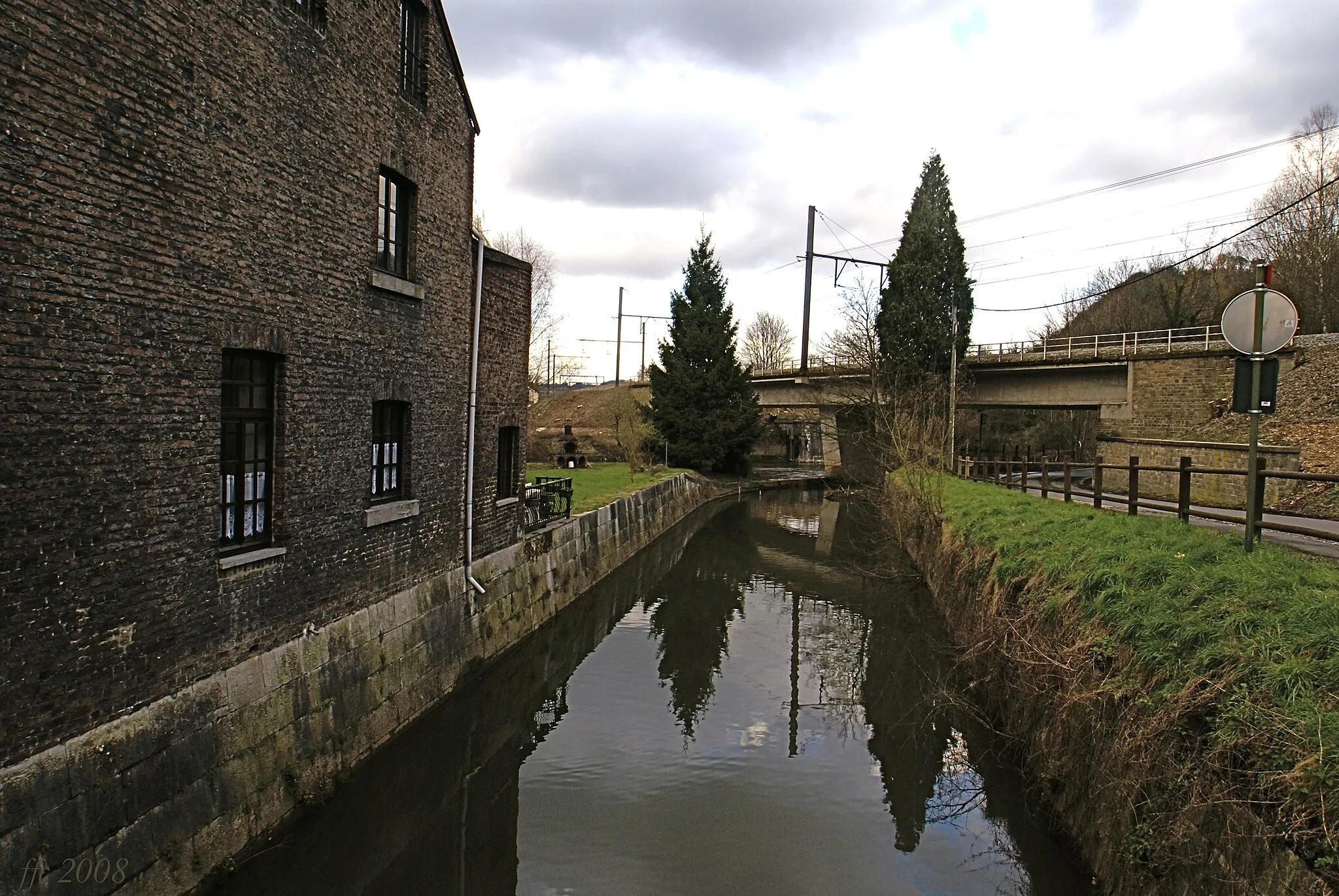 Photo showing: Vaux-sous-Chèvremont (Belgium) Tail race of the Hauster Mill Red del molí d'Hauster Bief du moulin d'Hauster Waterloop van de Haustermolen